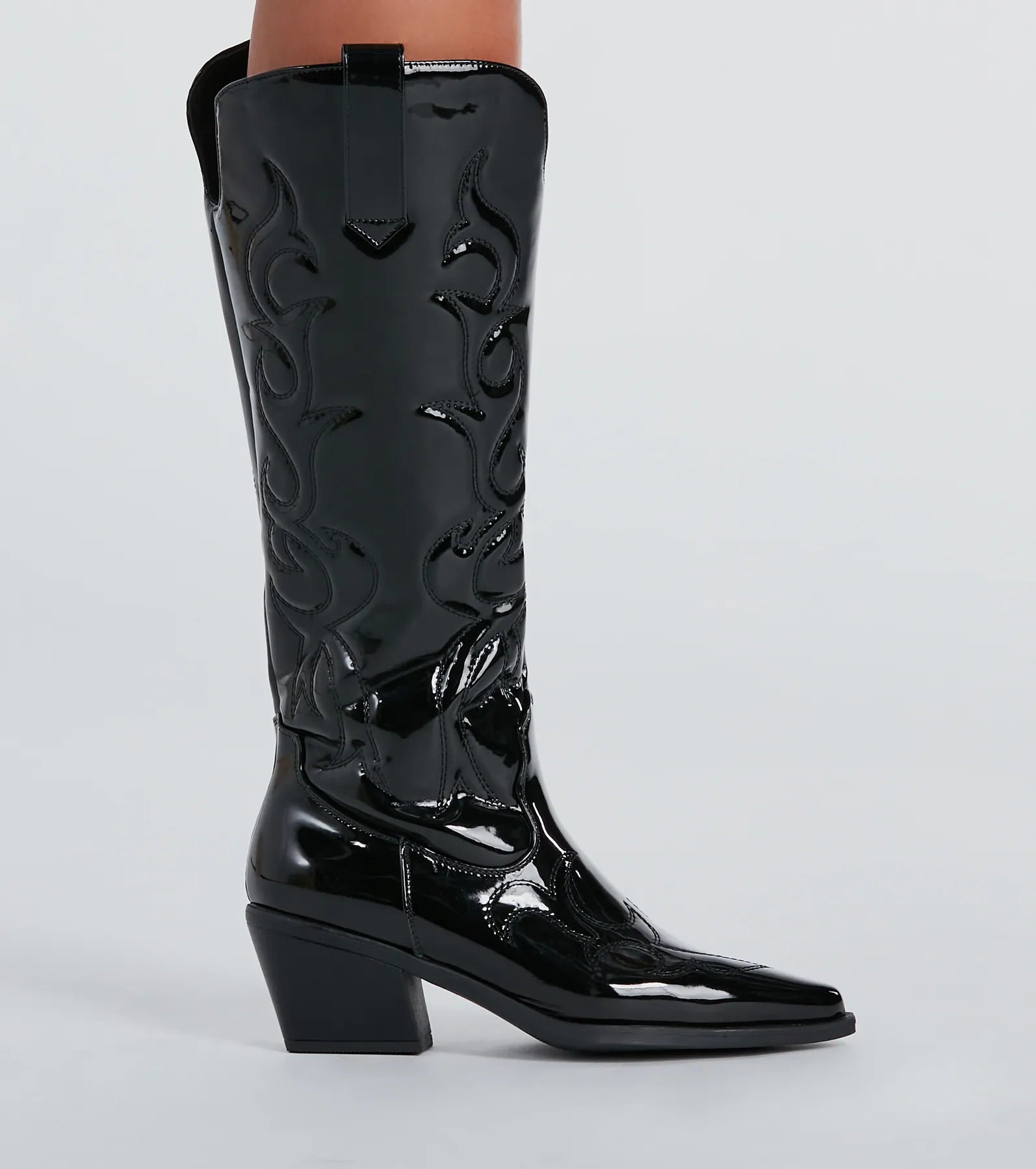 Premium Patent Leather Western Boots - Ultimate Style for Every Rodeo