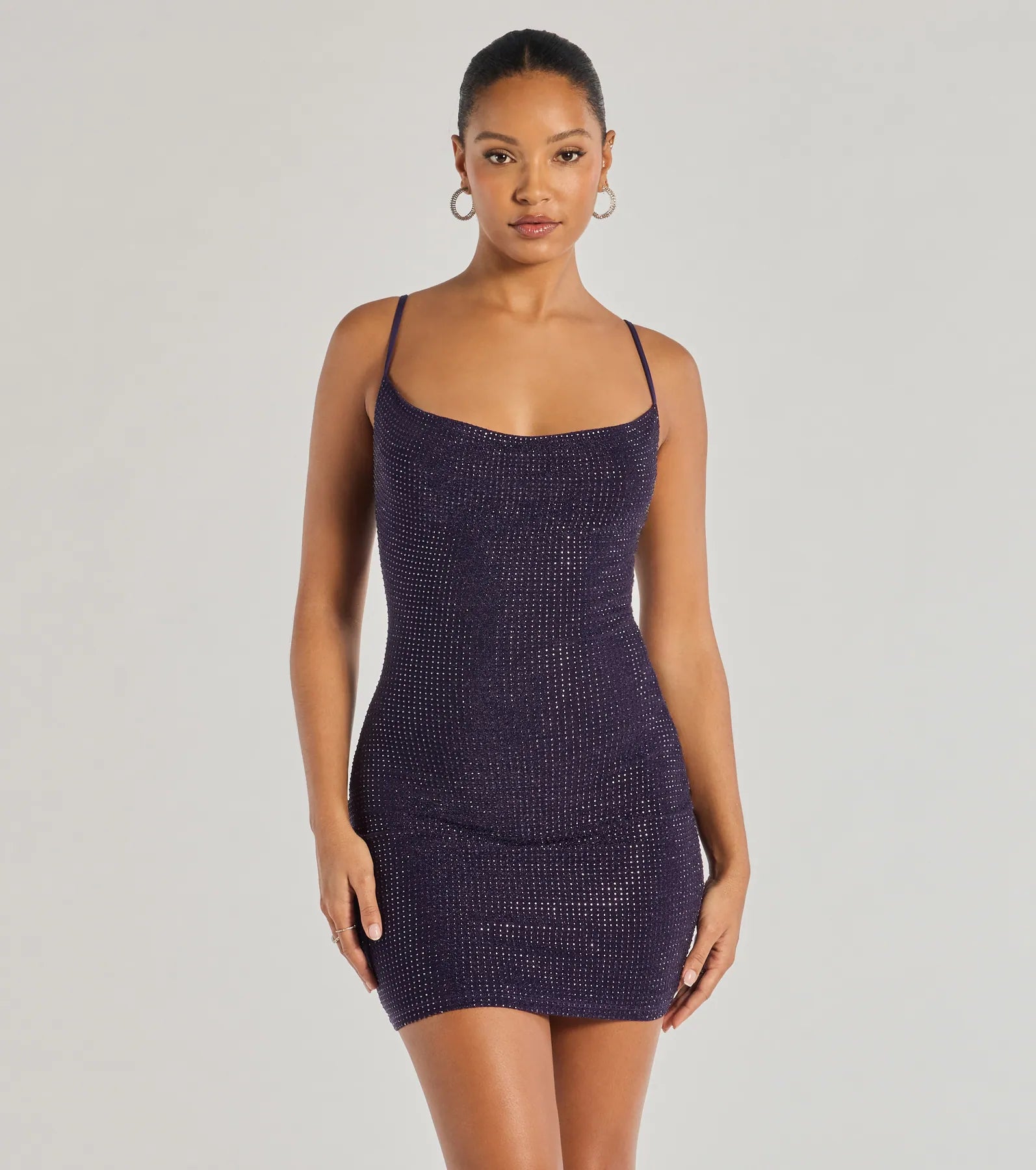 Ultimate Glam Paige Rhinestone Bodycon Dress