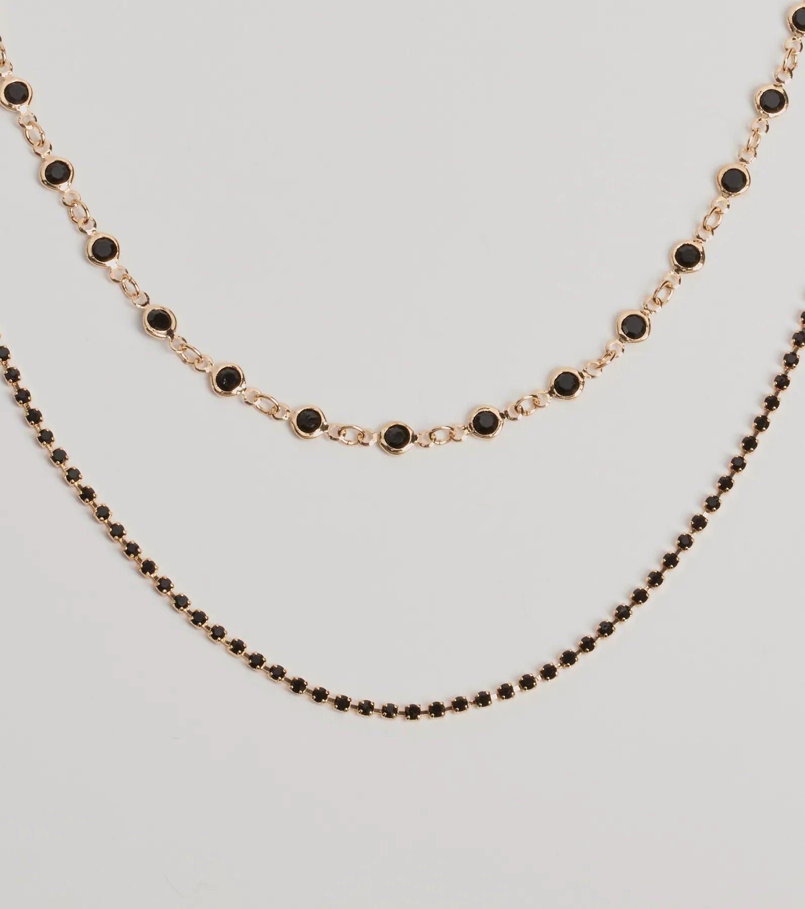 Ultimate Sleek Aura Layered Stone Necklace - Premium Minimalist Jewelry