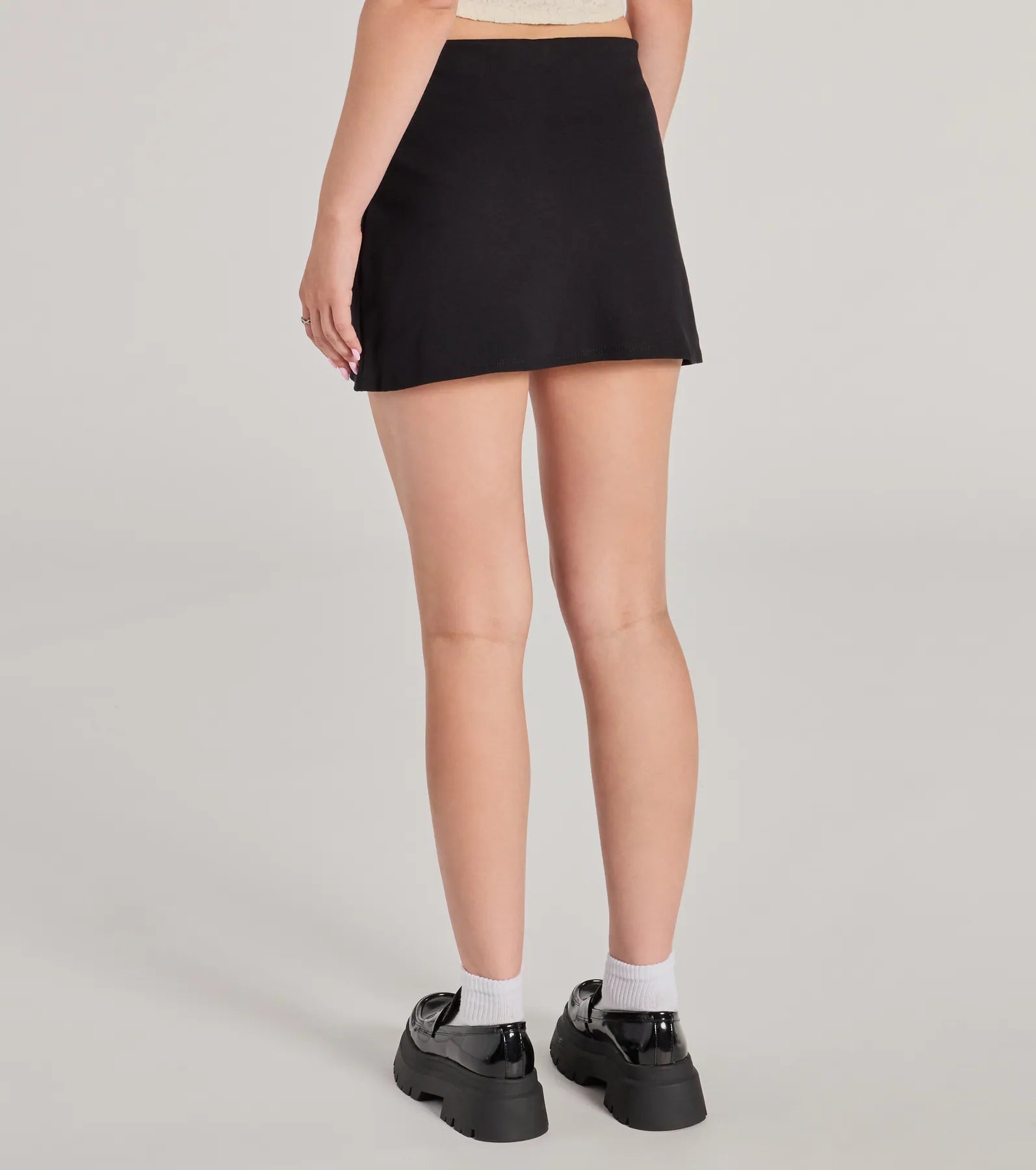 Premium High-Rise Ponte Mini Skort - Ultimate Style Upgrade