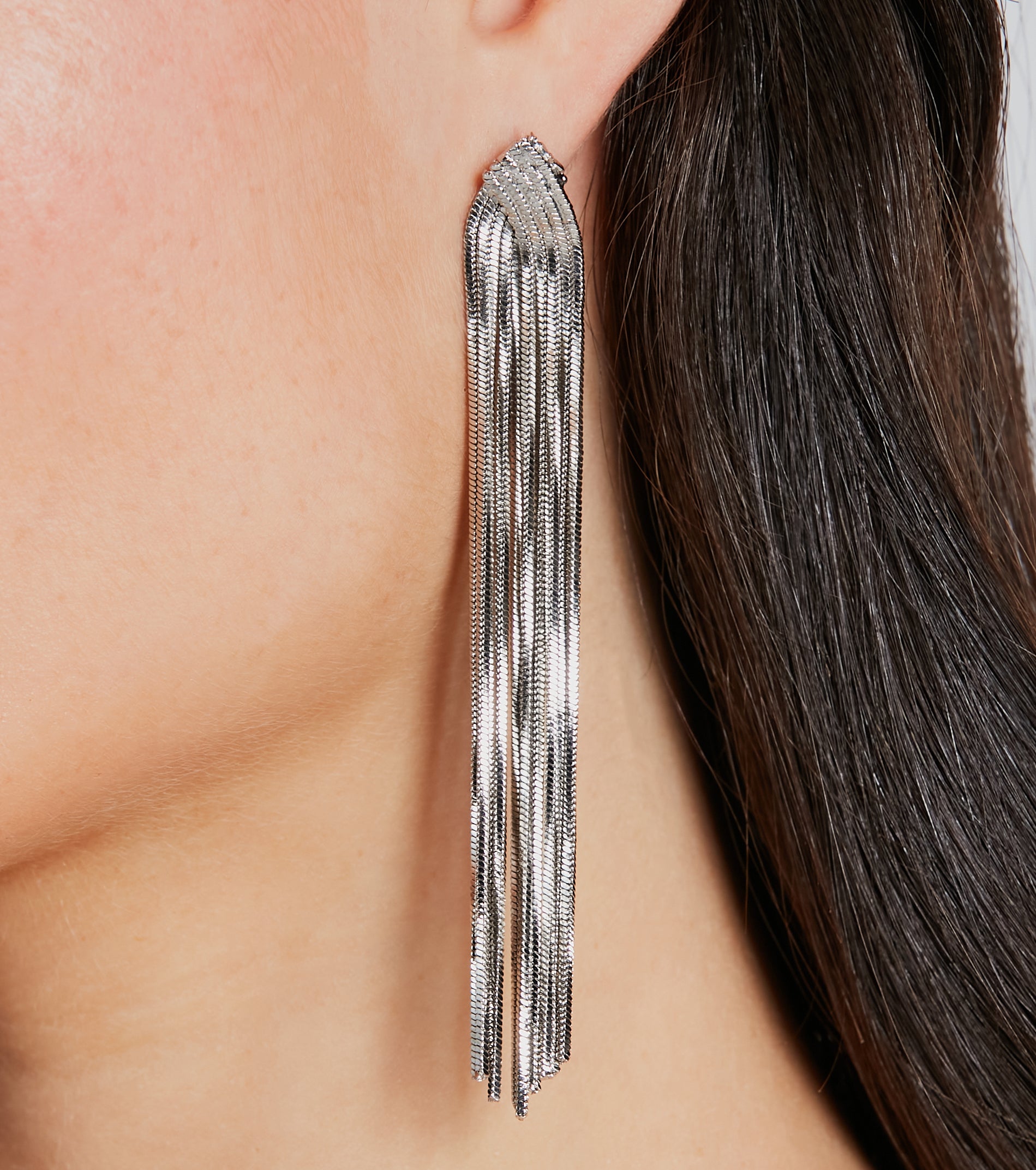 Ultimate Elegance Fringe Earrings - Premium Post-Back Design