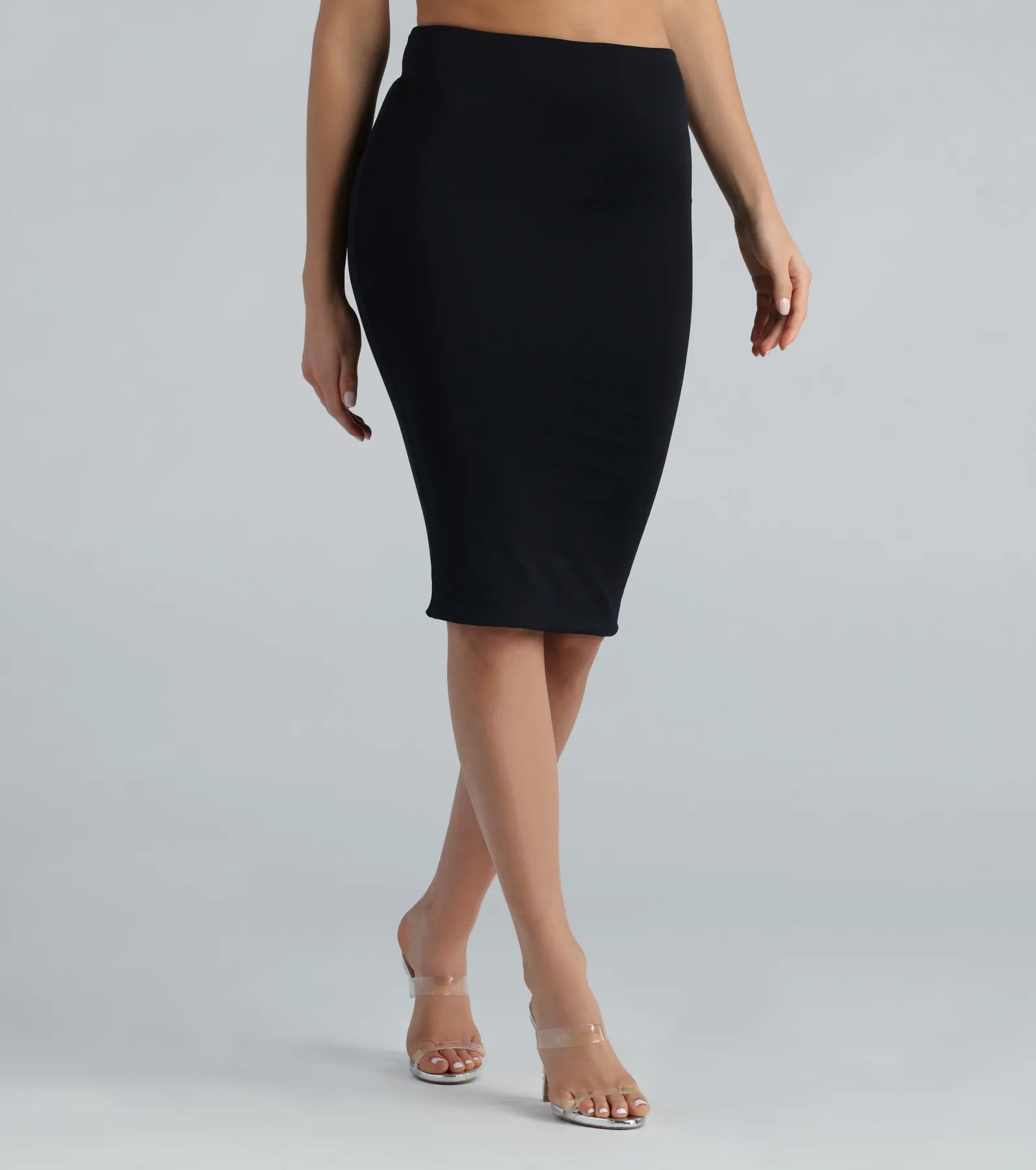 Ultimate Seamless Smooth Knit High-Rise Pencil Skirt