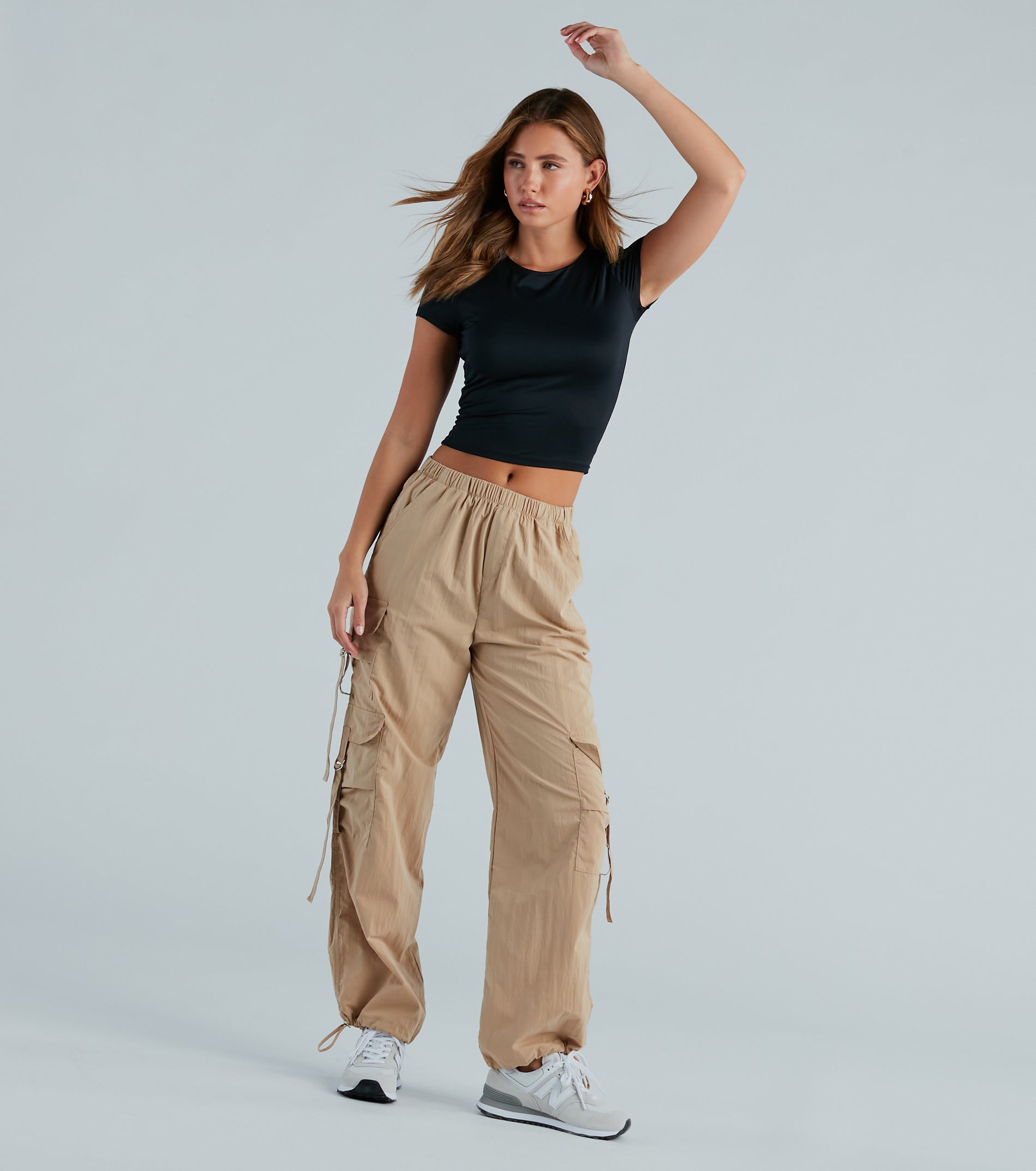 Ultimate Effortless Edge Wide-Leg Cargo Pants - Premium Style & Comfort