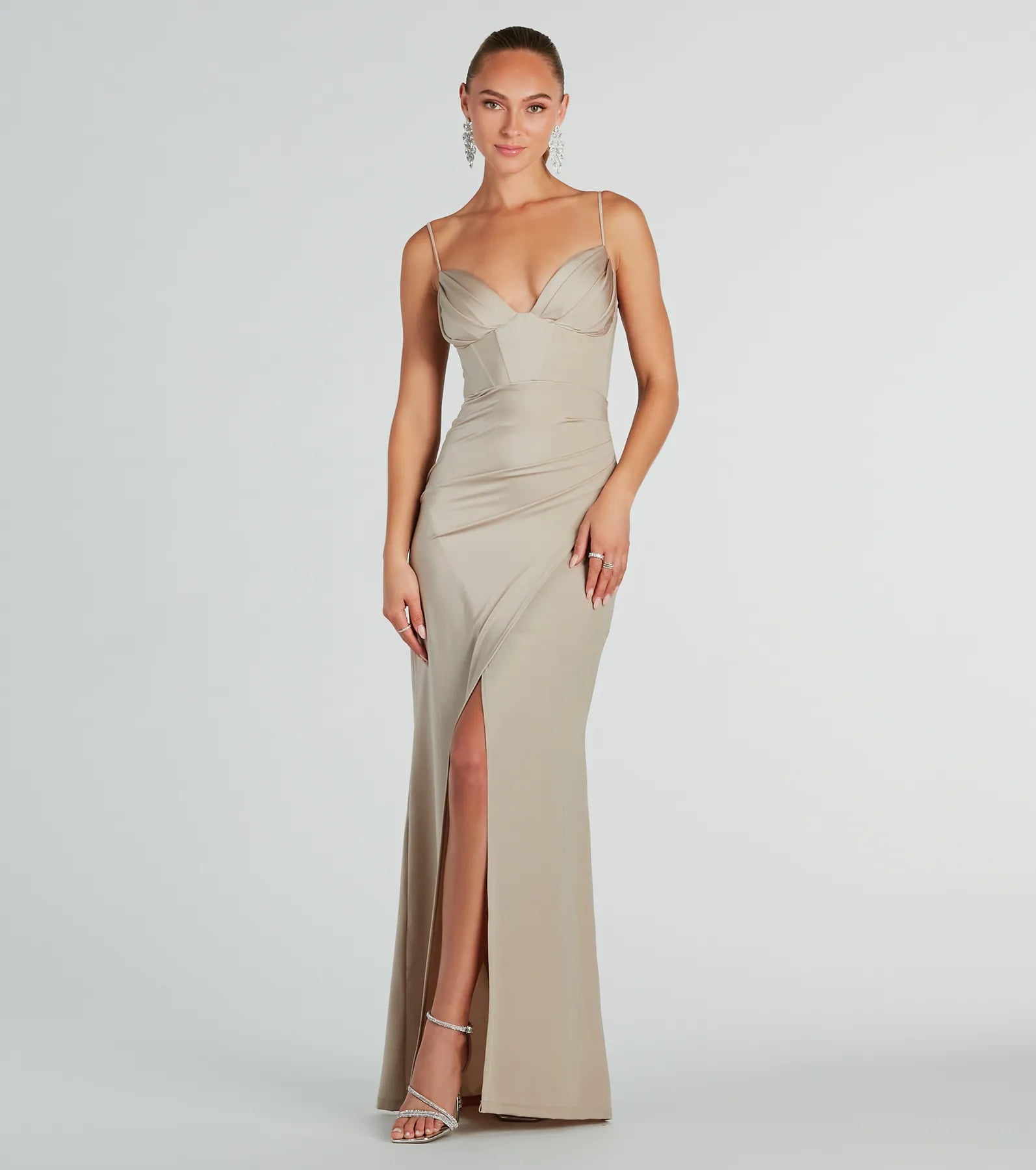 Kylie Premium Corset Mermaid Evening Gown