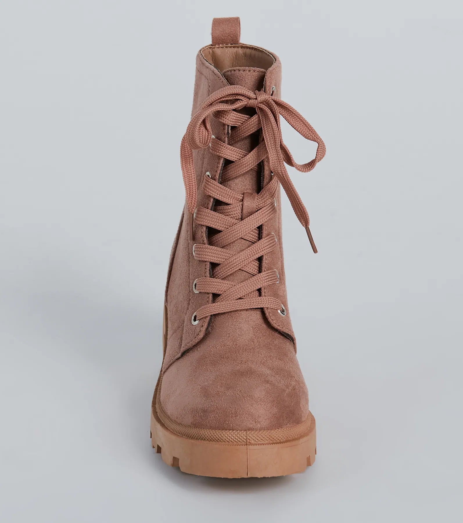 Ultimate Winter Mode Lace-Up Platform Combat Boots - Trendy & Comfortable