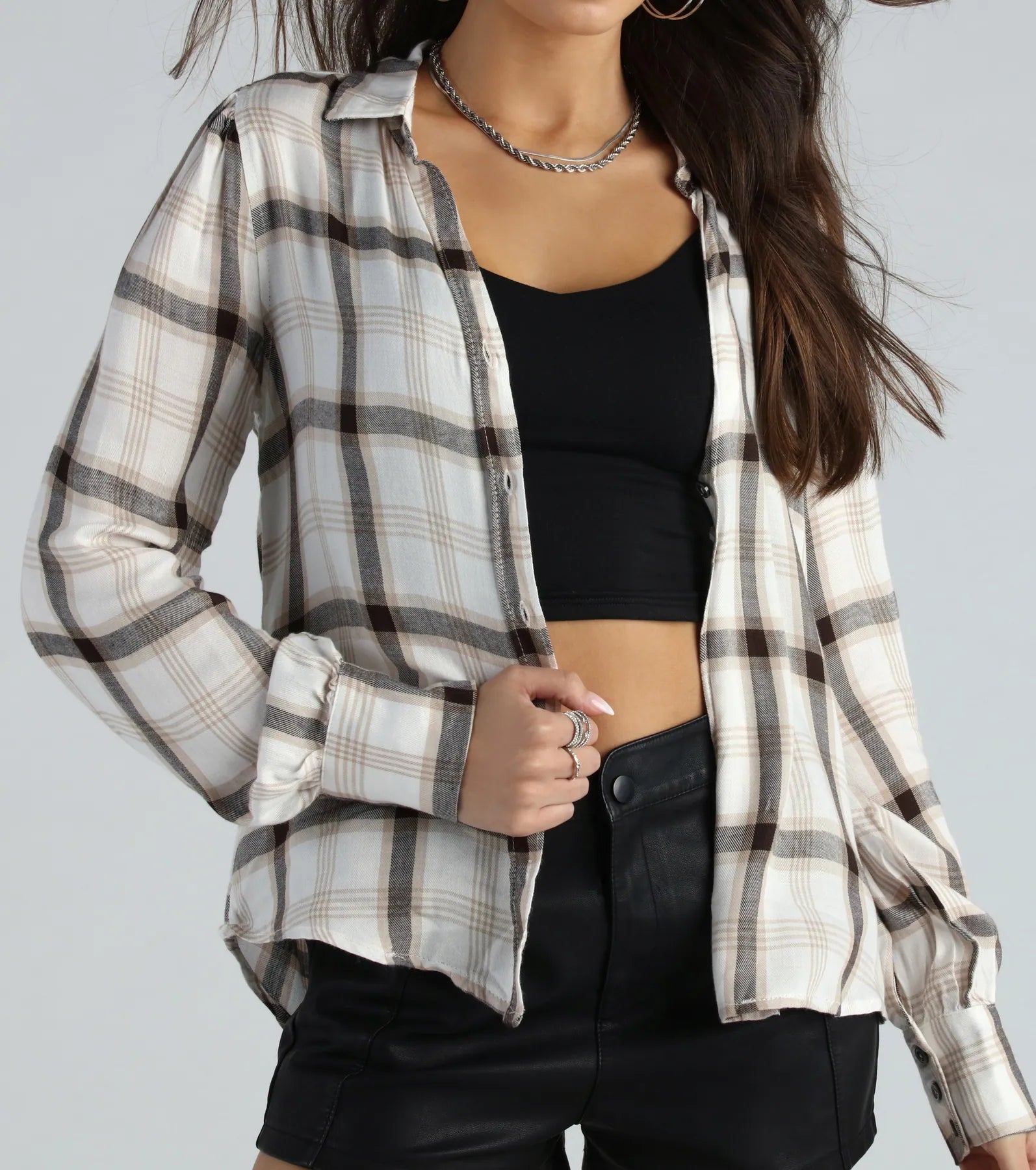 Premium Plaid Button-Down Shirt - Ultimate Casual Staple