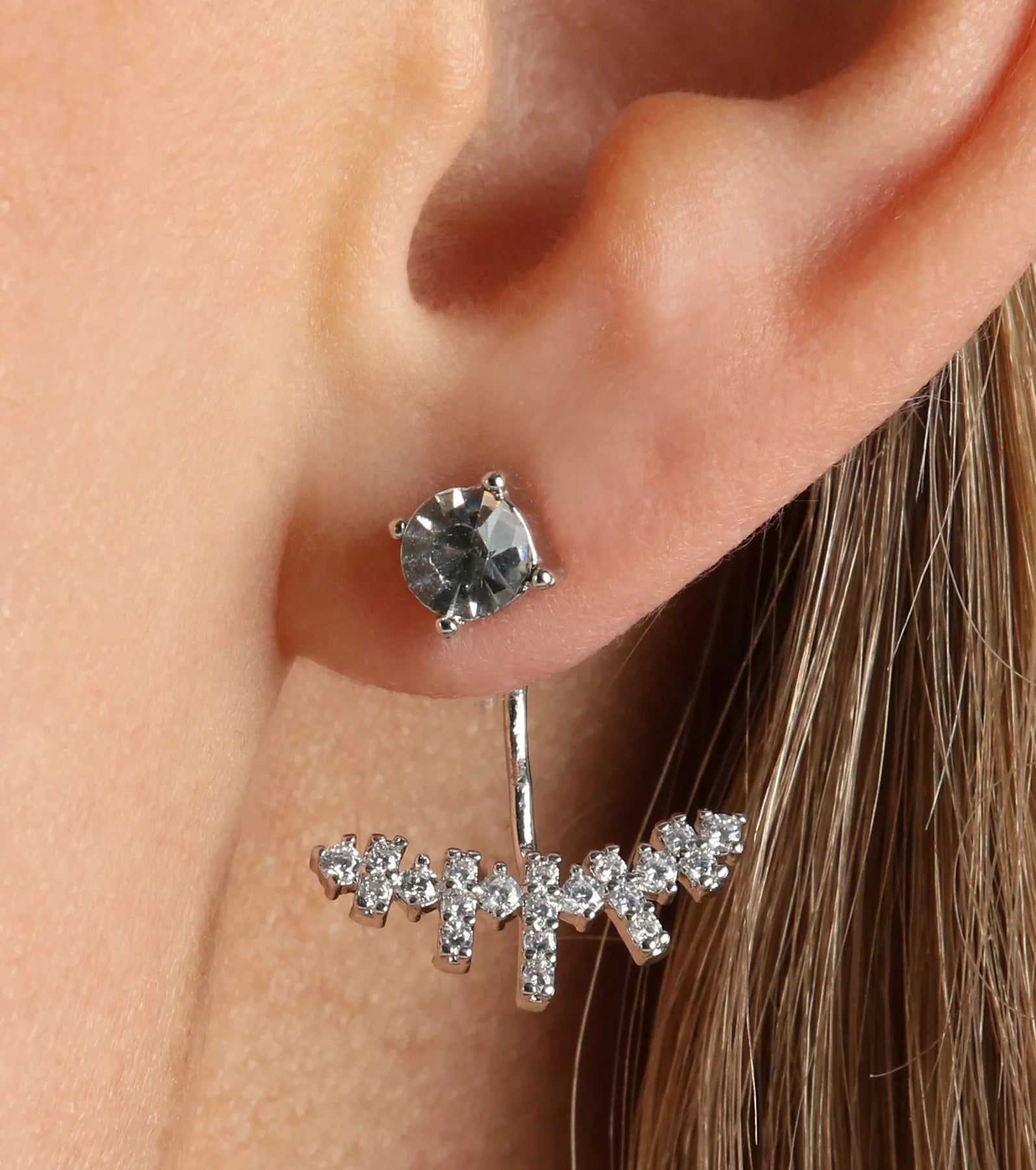 Premium Modern Chic Ear Jacket Stud Earrings - Upgrade Your Style