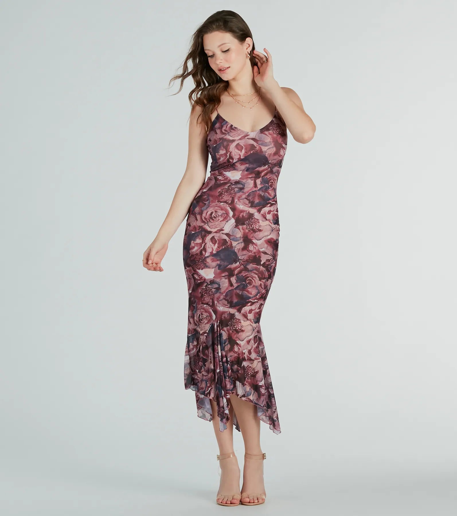 Ultimate Floral Elegance: Ruffle Midi Dress for Every Occasion