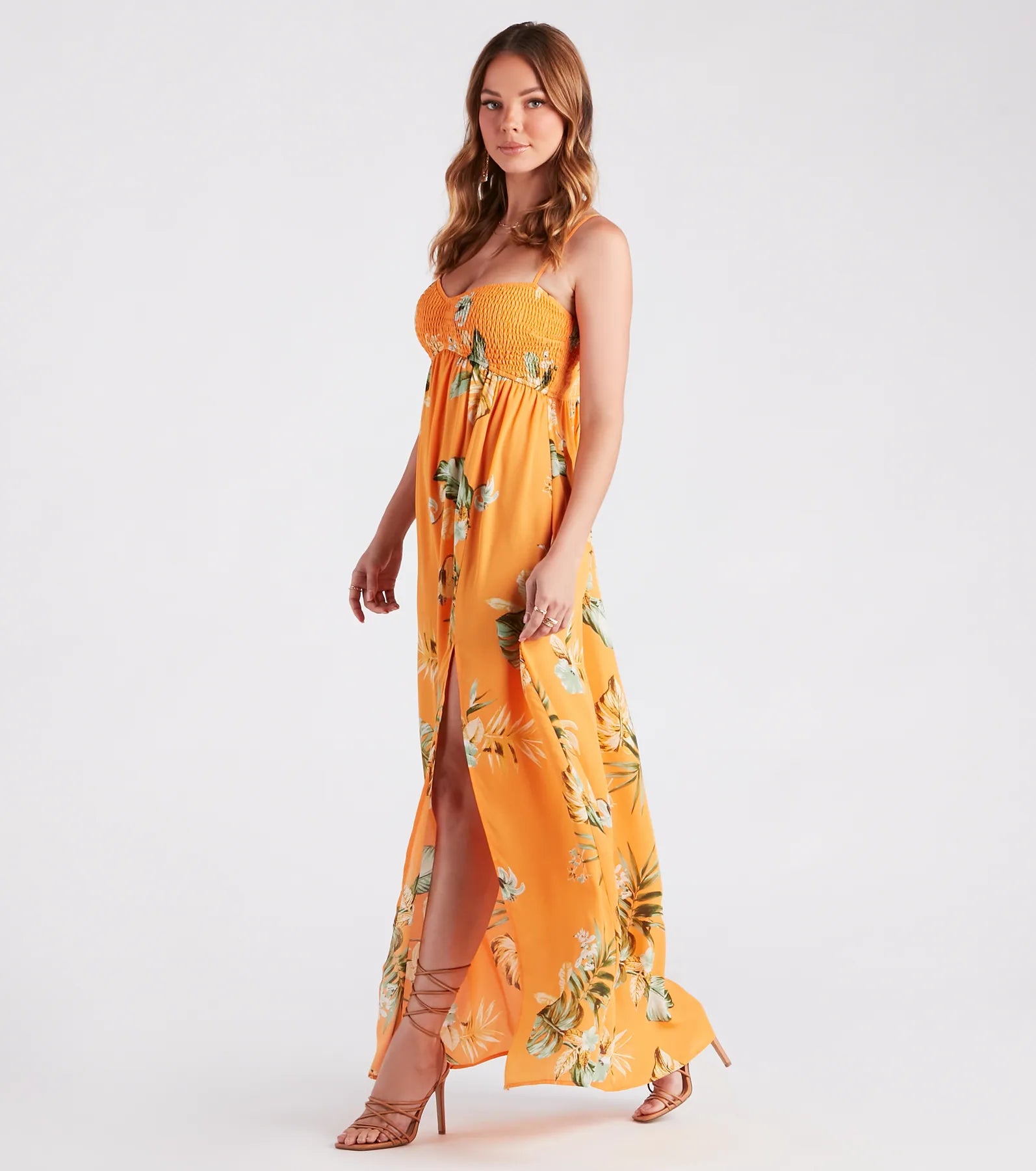 Ultimate Island Love Tropical Print Maxi Dress - Premium Vacation Style