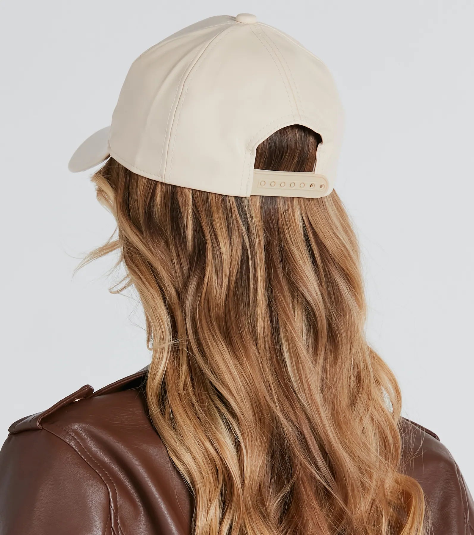 Premium Faux Leather Baseball Cap - Urban Style