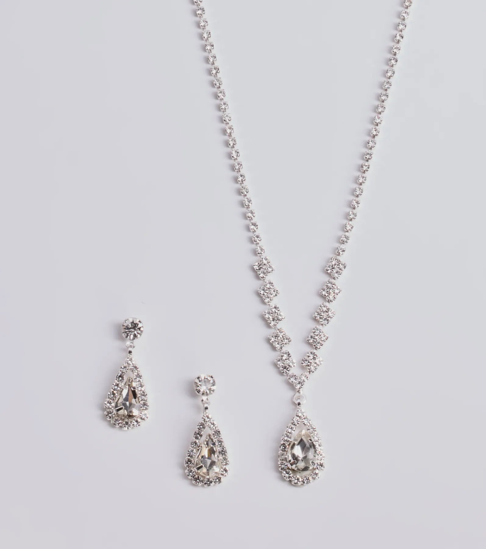 Ultimate Glam Rhinestone Jewelry Set for Special Occasions