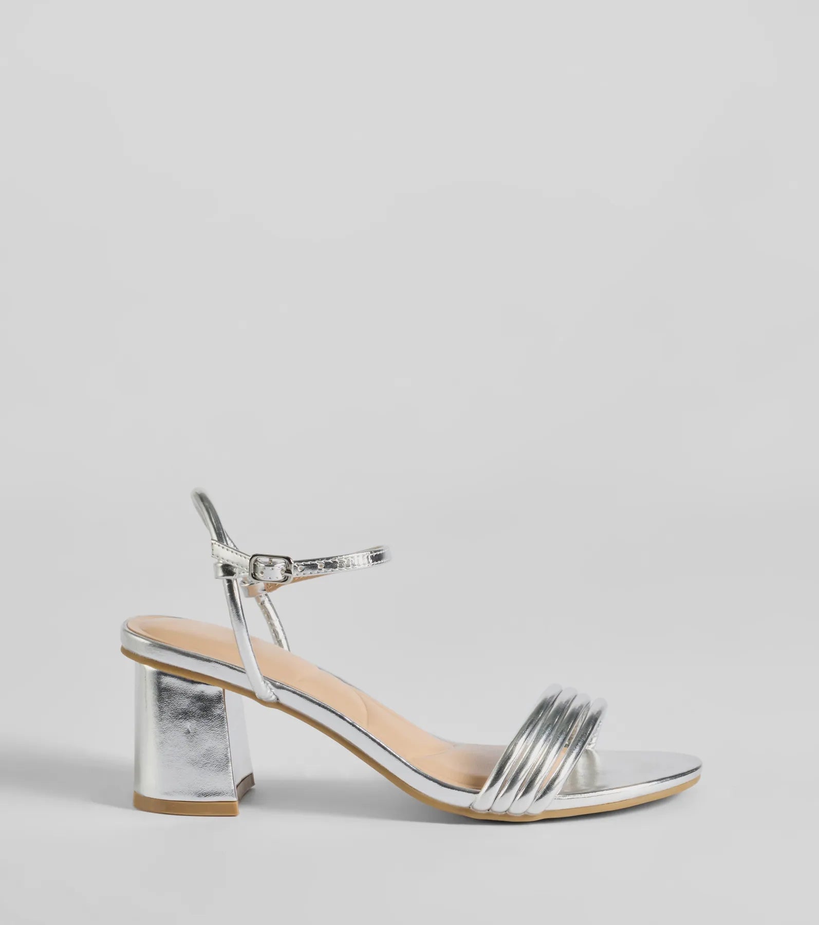 Ultimate Classic Strappy Faux Leather Block Heels - Timeless Elegance