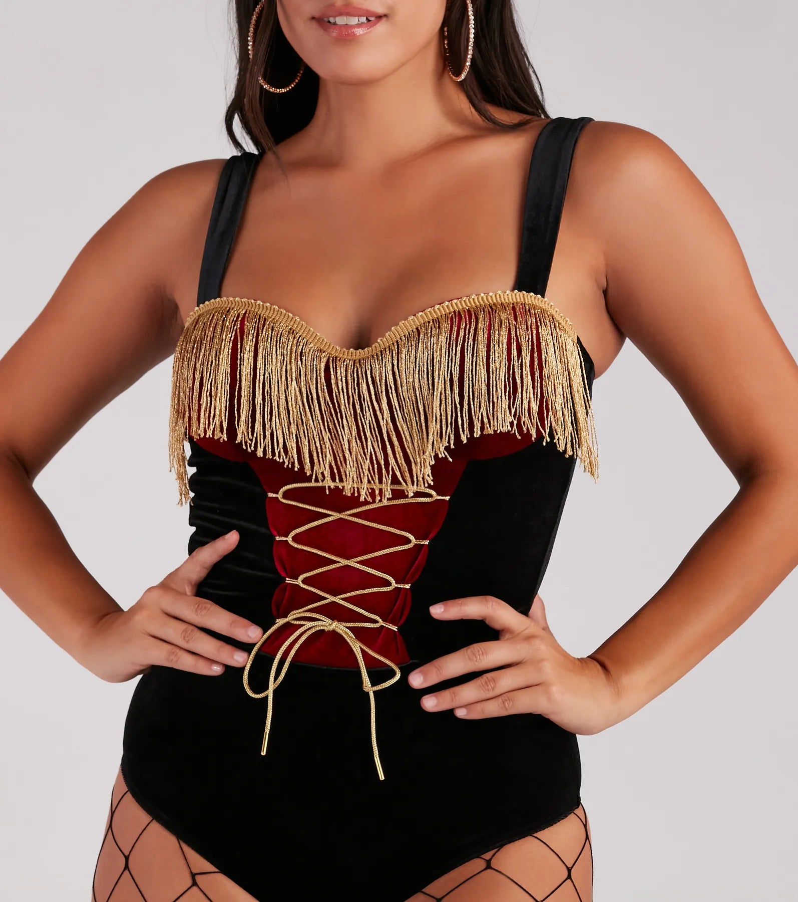 Ultimate Velvet Ringleader Halloween Bodysuit