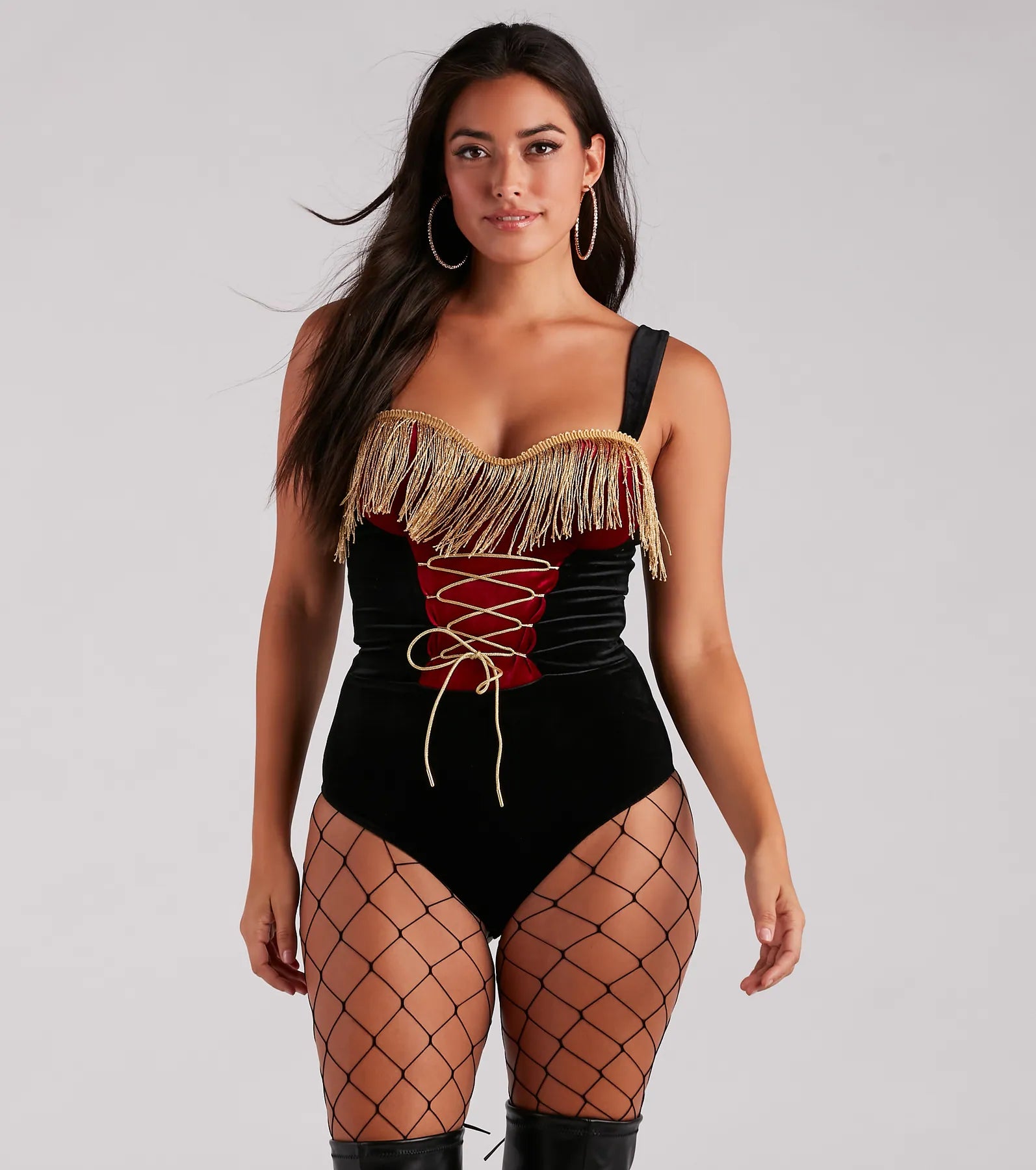 Ultimate Velvet Ringleader Halloween Bodysuit