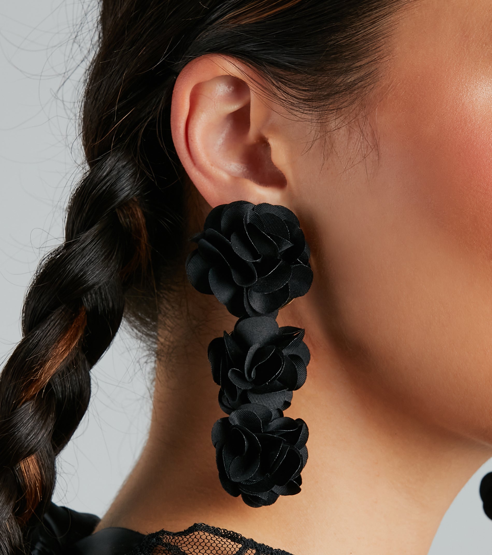 Premium Hello Gorgeous Floral Dangly Earrings - Ultimate Party Statement