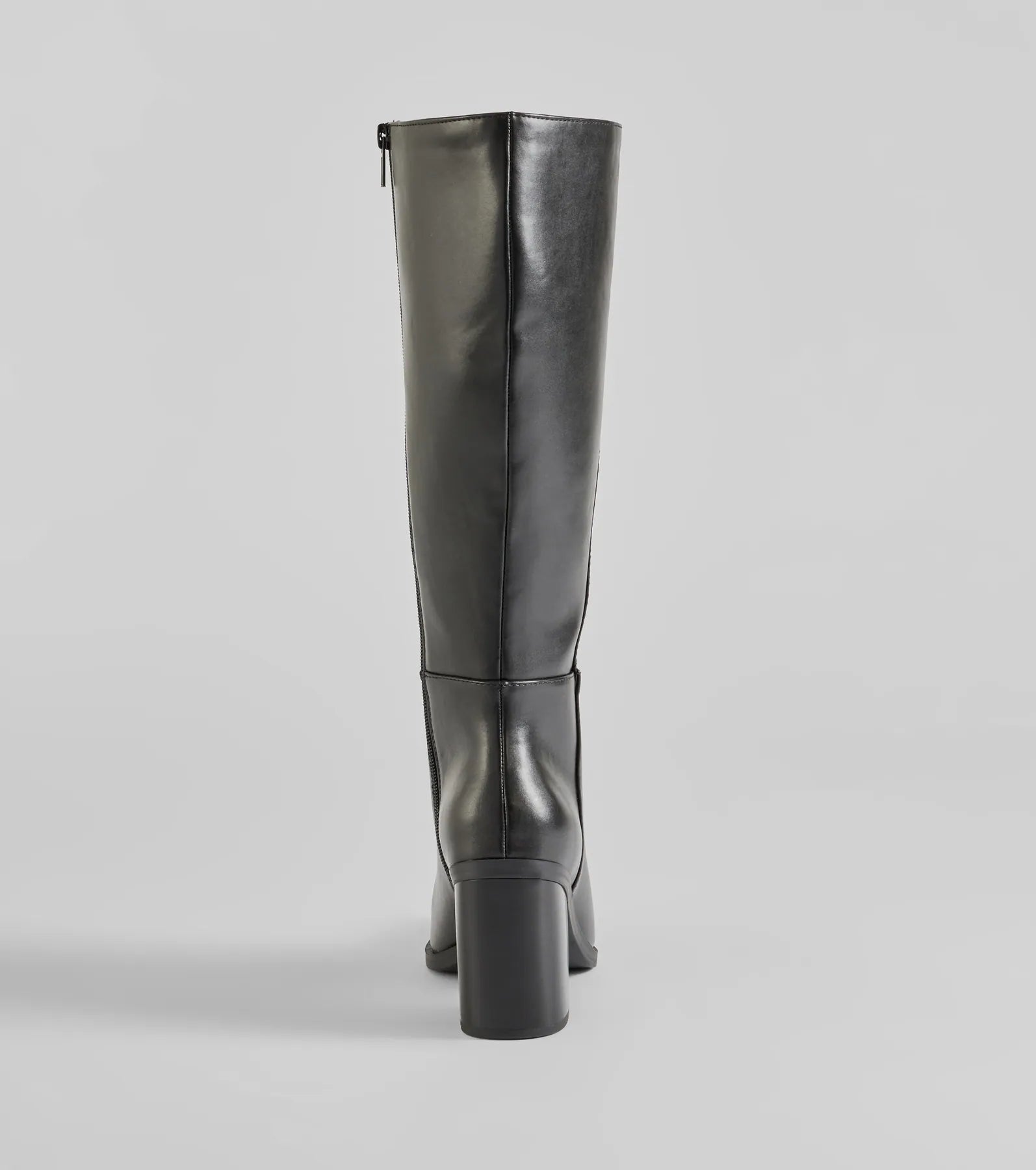 Ultimate Chic Faux Leather Under-The-Knee Boots