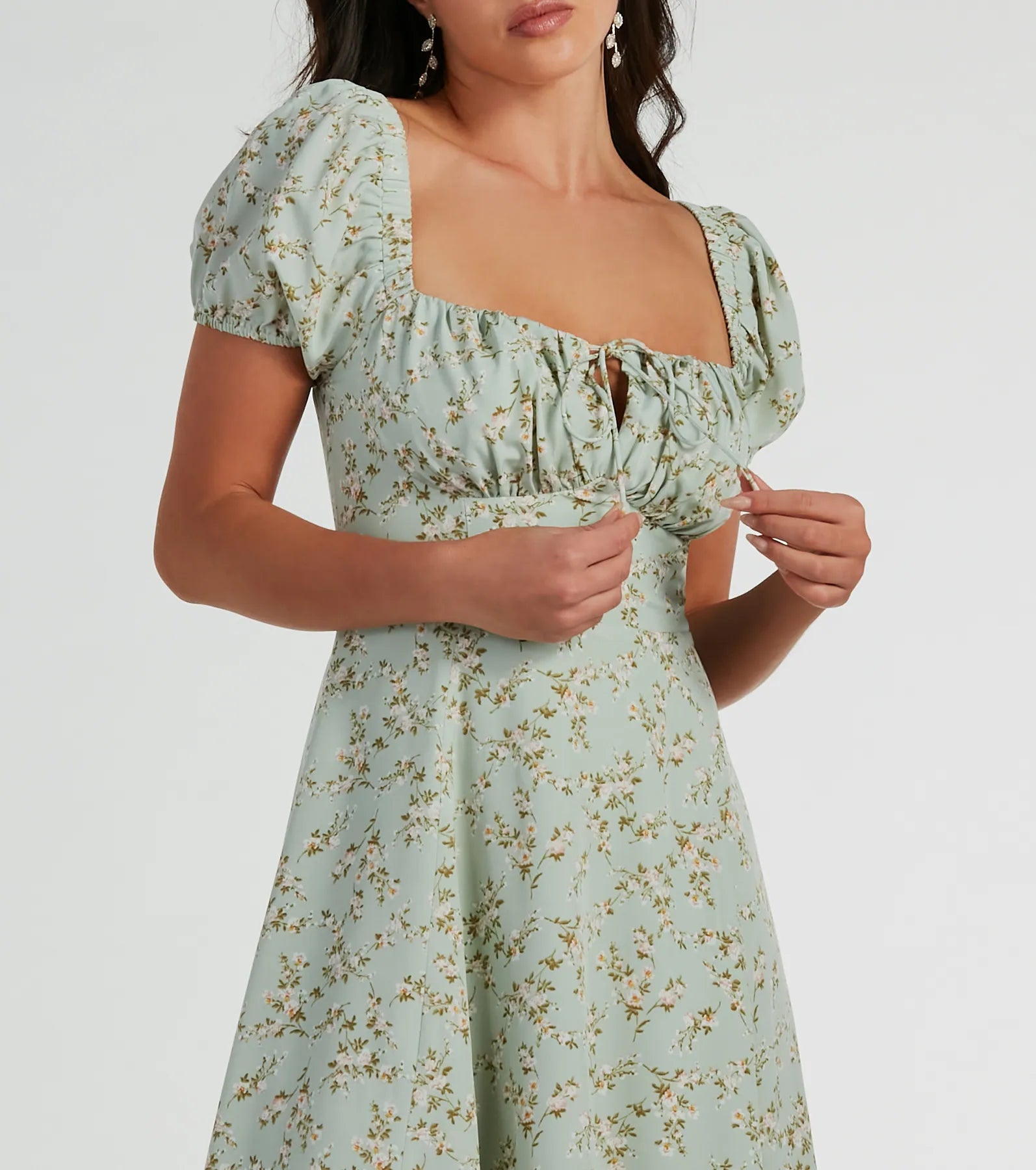 Premium Wildflower A-Line Midi Dress for Every Occasion