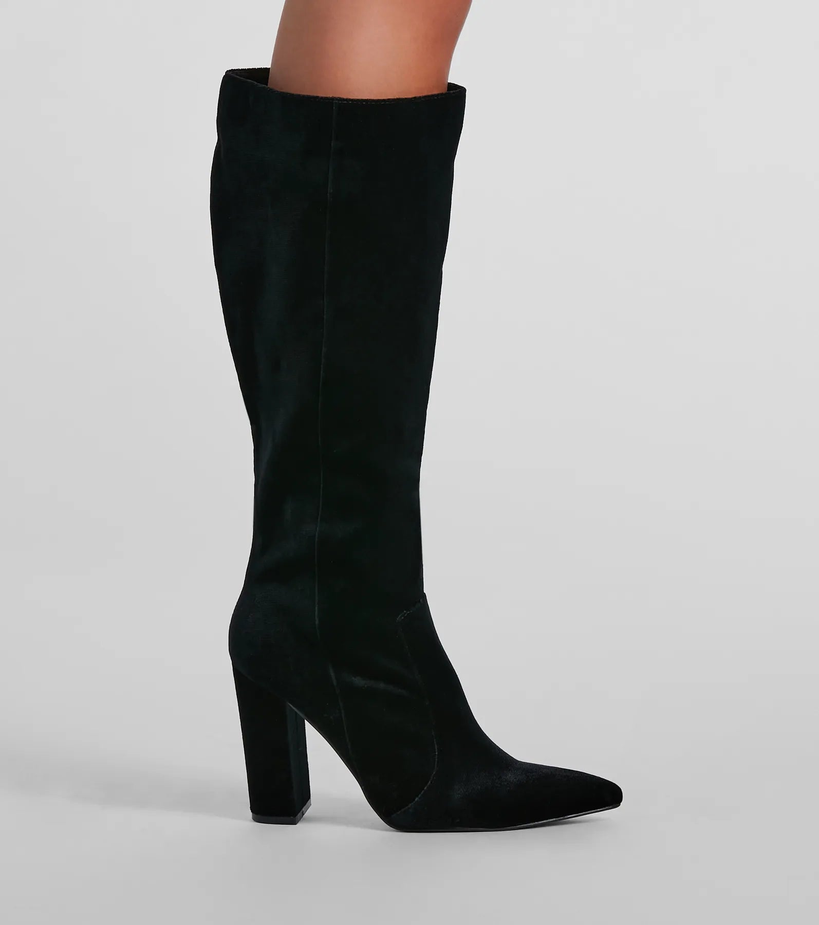 Premium Velvet Under-The-Knee Boots - Ultimate Winter Style