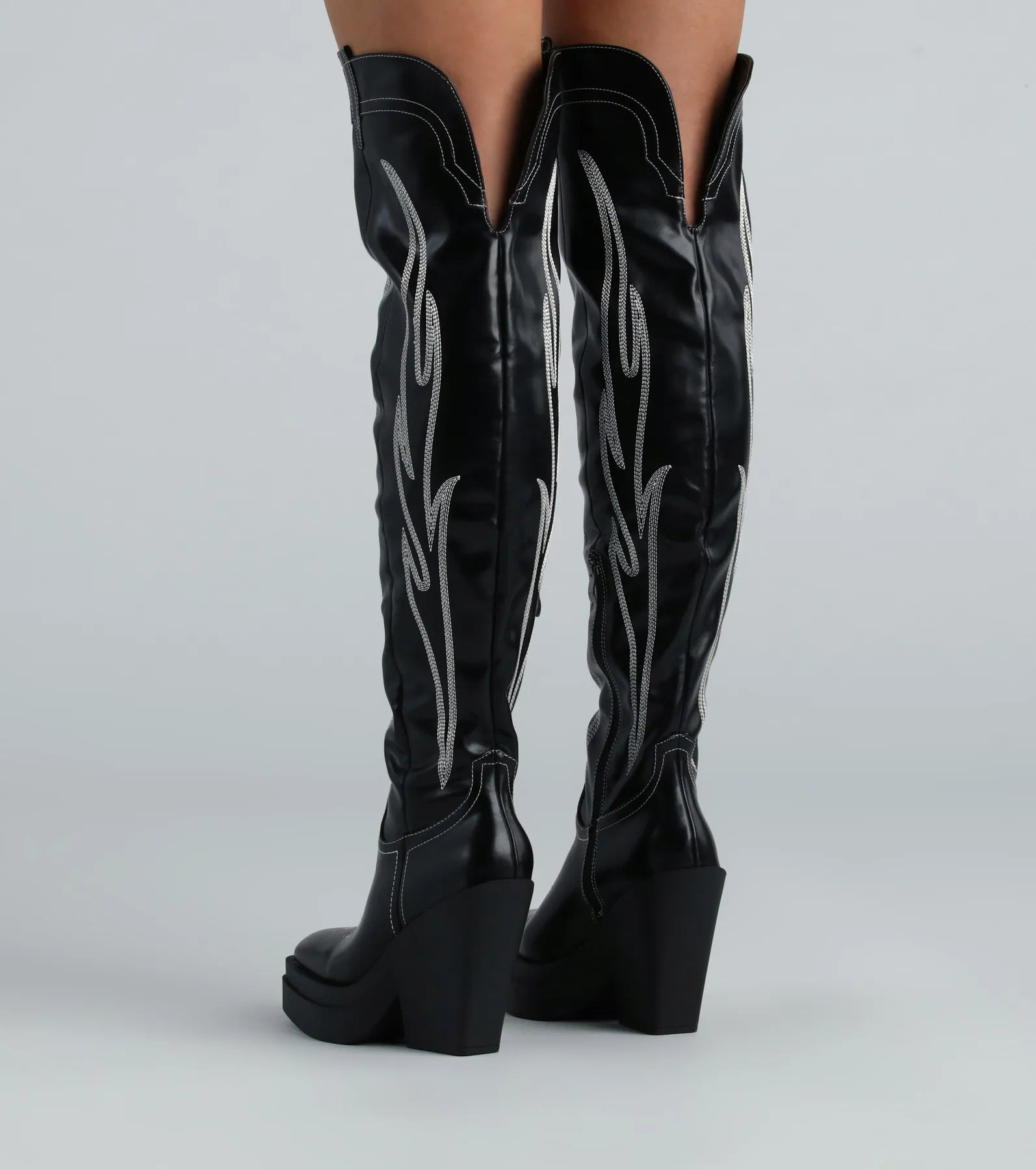 Premium Western Heat Cowboy Thigh-High Boots - Ultimate Style Statement