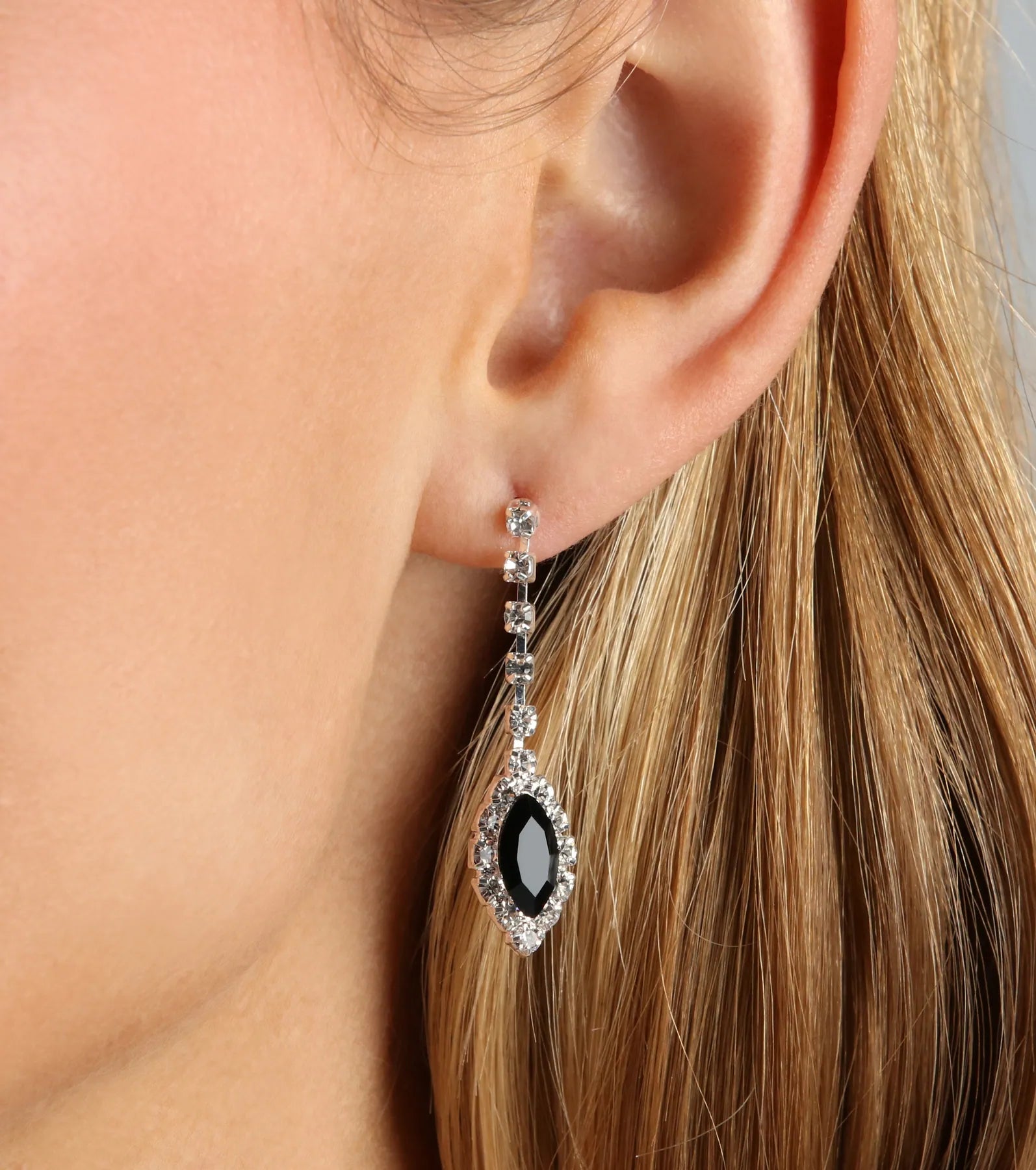 Ultimate Glamour Gemstone Jewelry Set: Necklace & Earrings