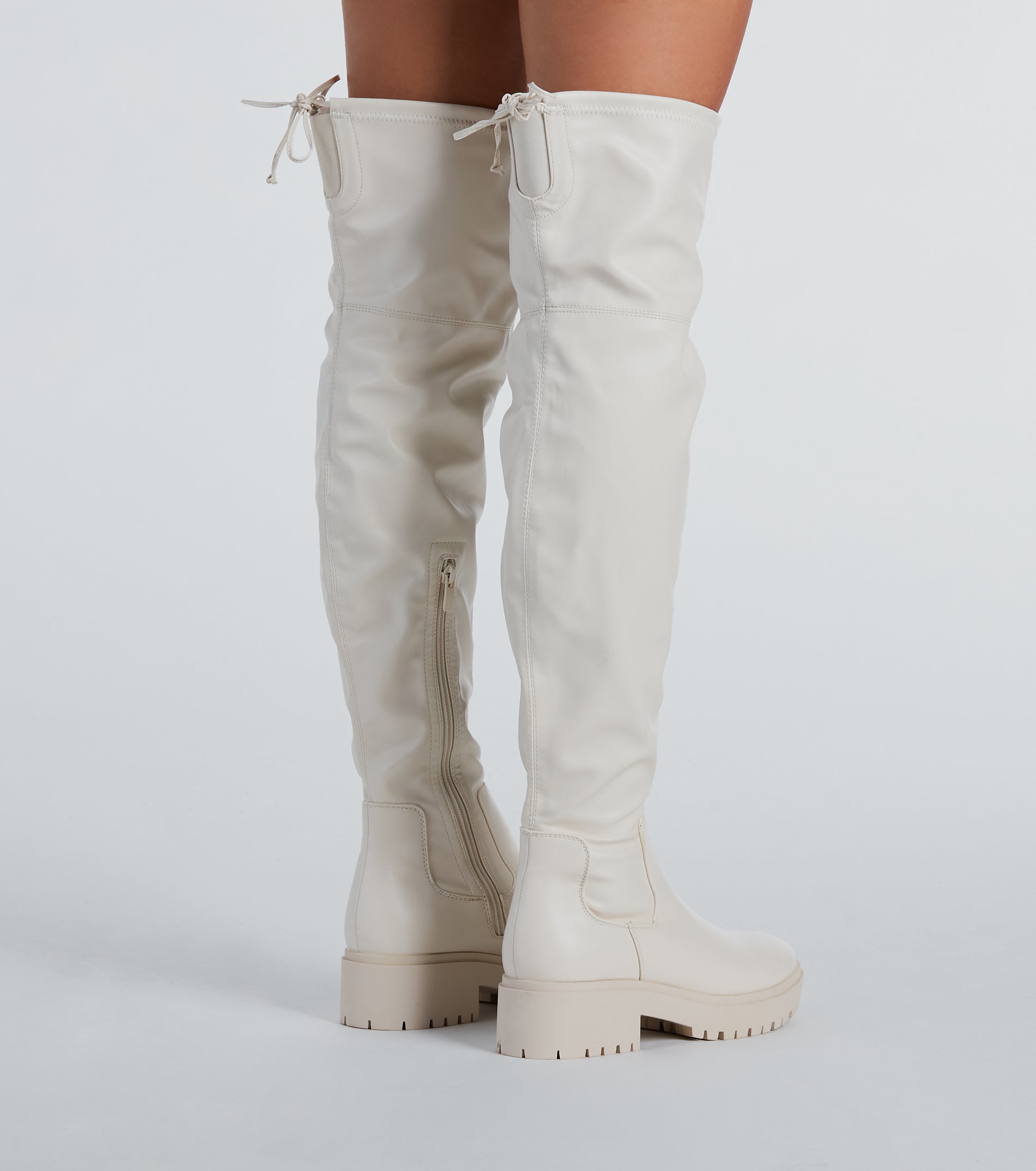 Ultimate Thigh-High Lug Boots - Elevate Your Style