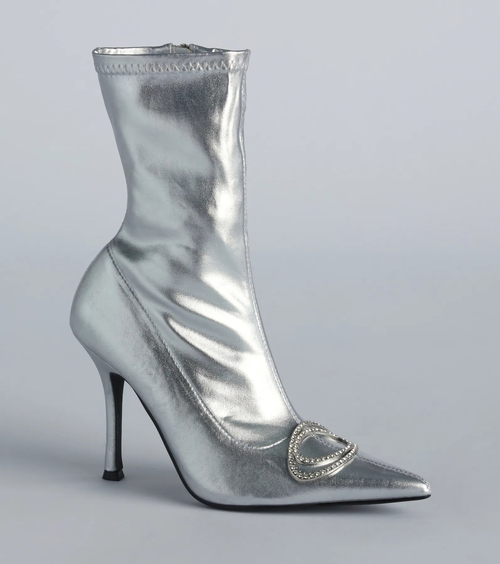 Ultimate Chic Rhinestone Stiletto Booties - Elevate Your Style