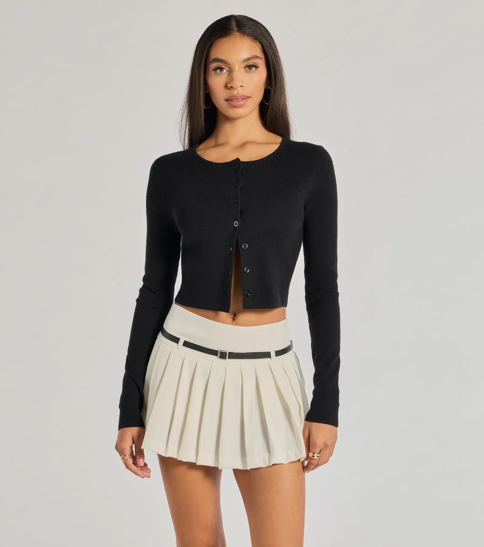 Ultimate Chic Pleated Mini Skort - Trendy & Adorable