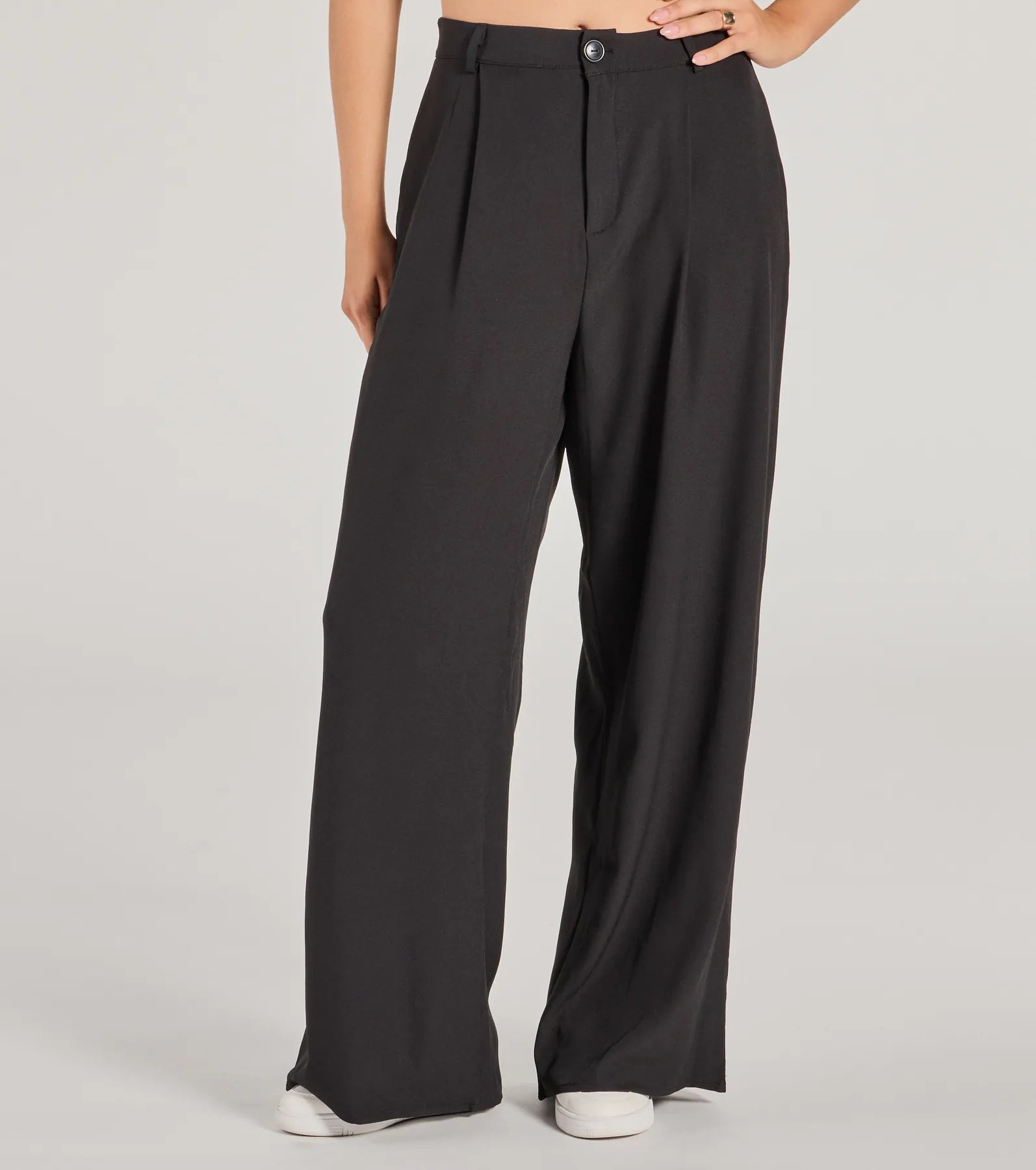 Premium High-Rise Wide Leg Trousers for Effortless Elegance