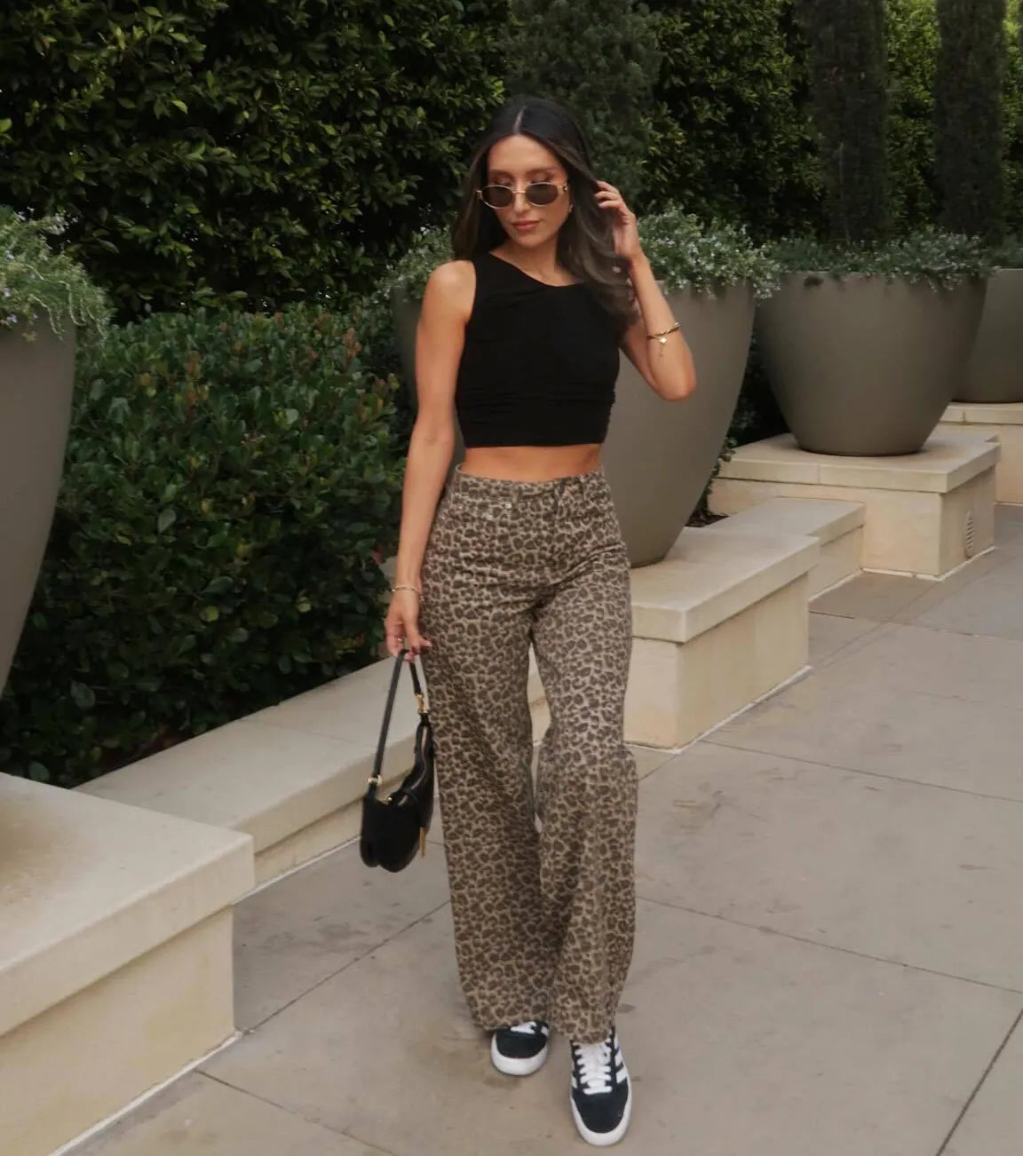 Premium Wildly Chic Leopard Print Baggy Pants - Ultimate Style Upgrade