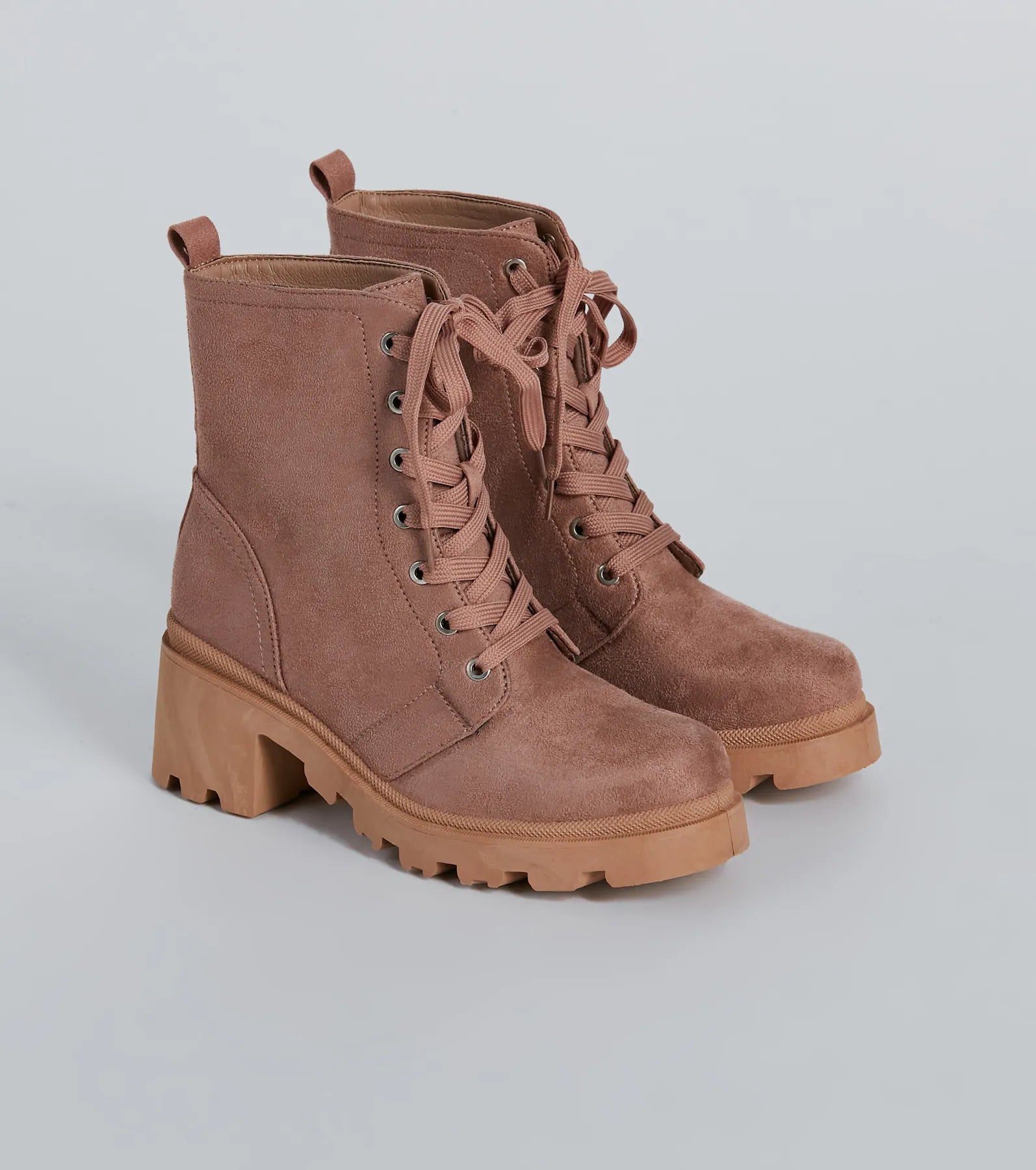 Ultimate Winter Mode Lace-Up Platform Combat Boots - Trendy & Comfortable