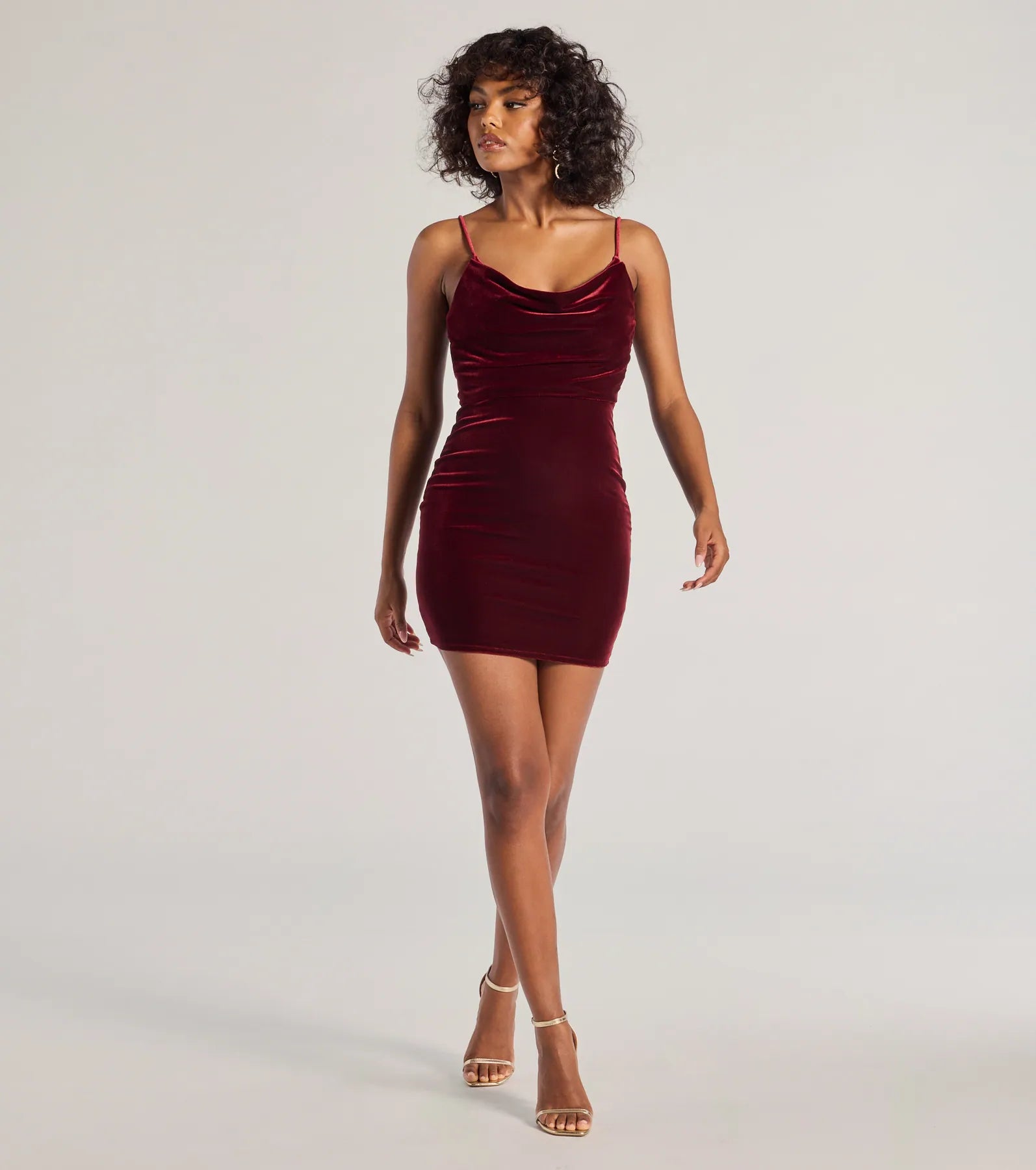 Premium Velvet Glamour Dress - Ultimate Partywear