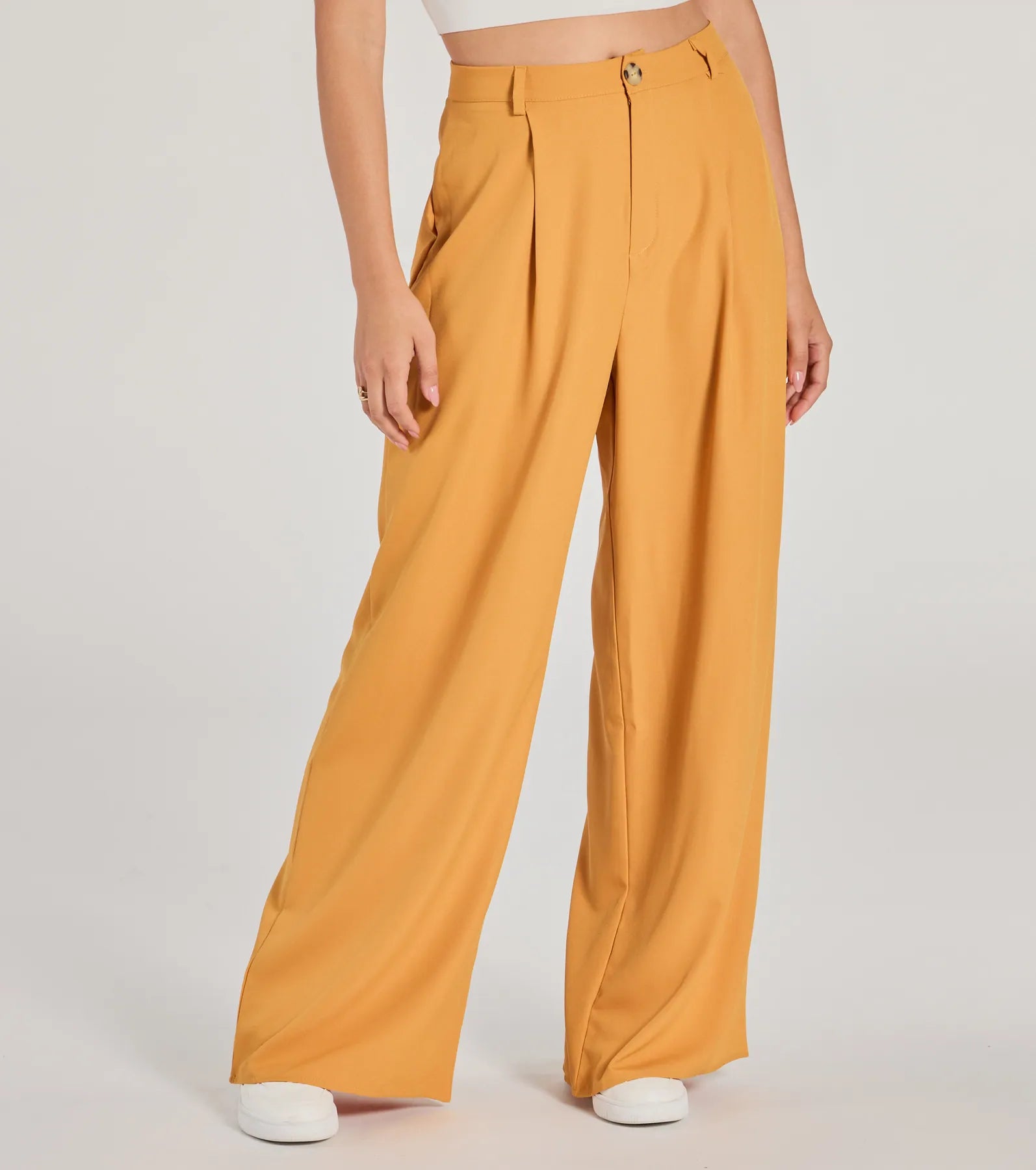 Premium High-Rise Wide Leg Trousers for Effortless Elegance