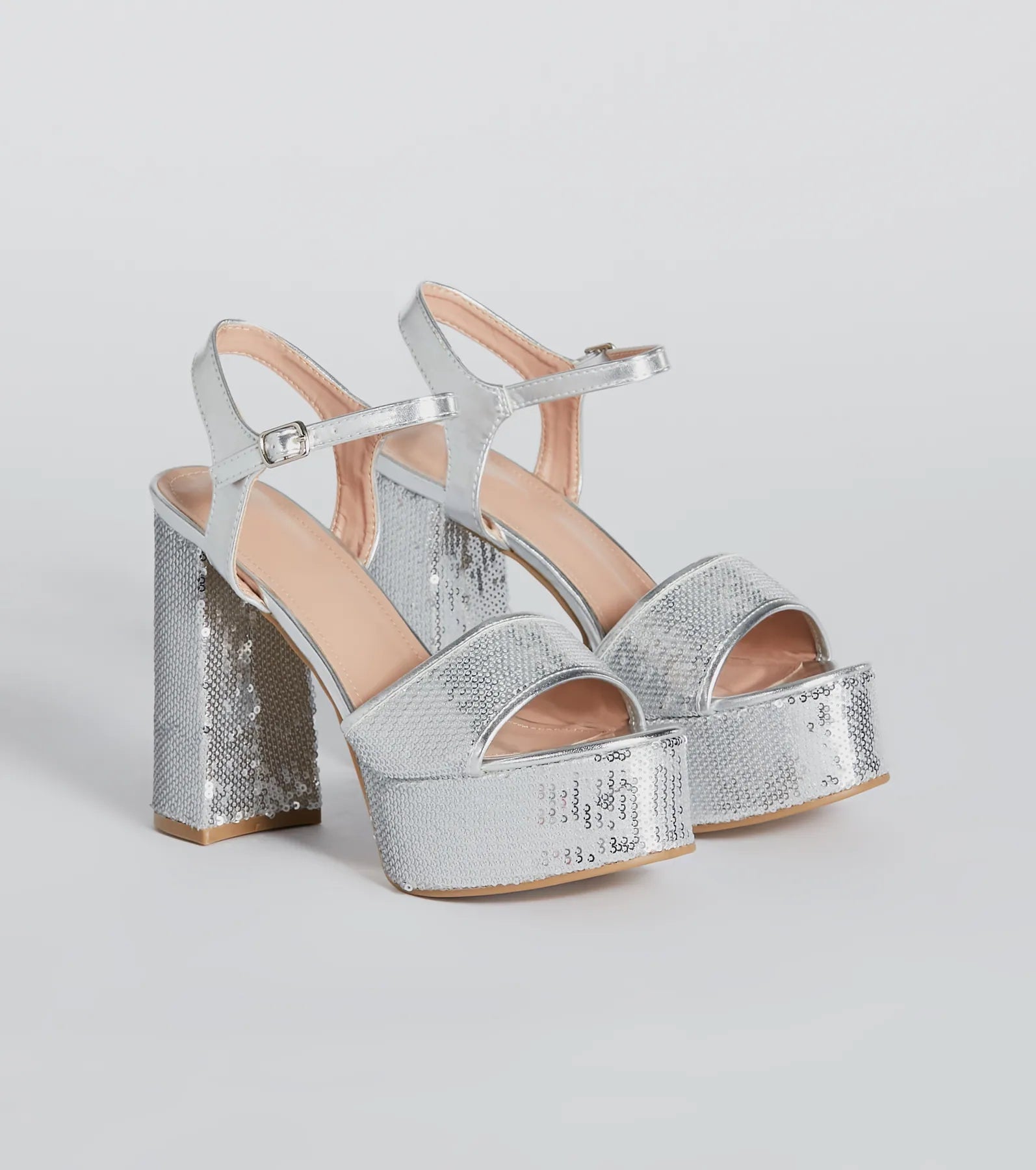 Ultimate Sparkle Sequin Platform Heels