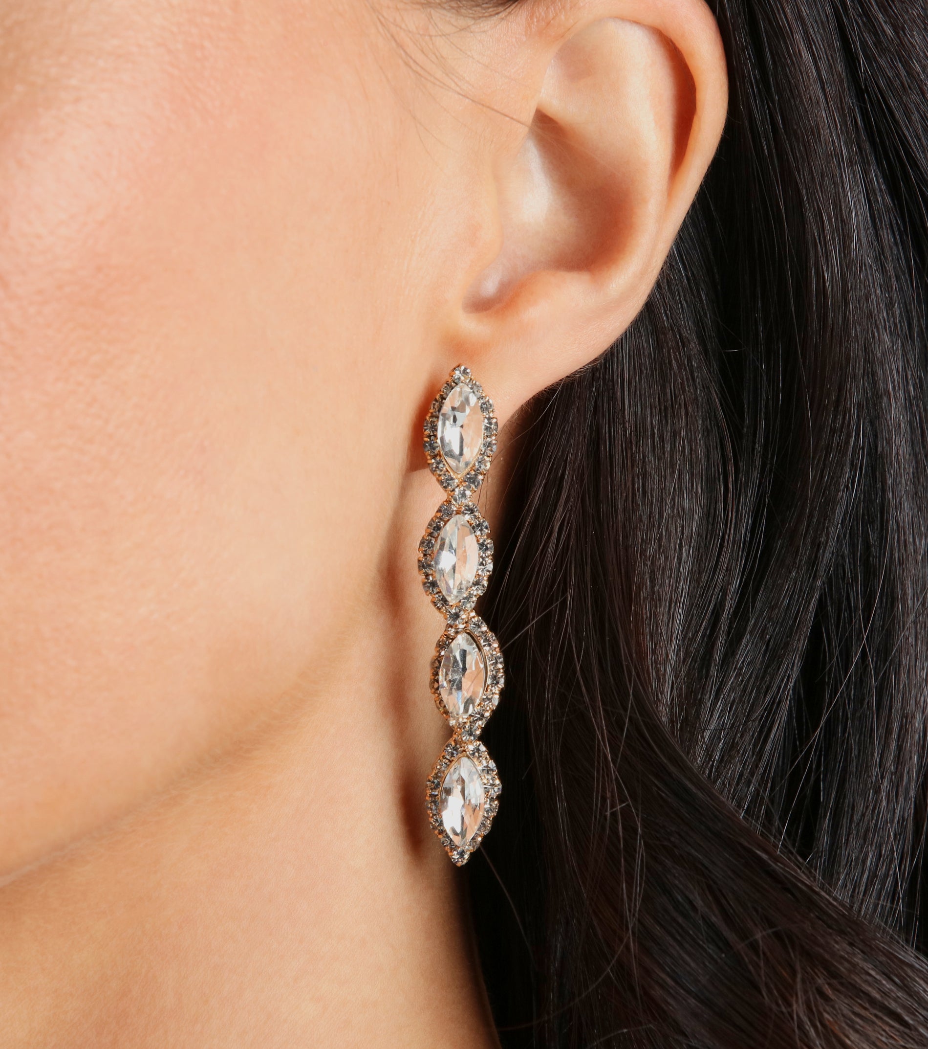 Premium Regal Gemstone Duster Earrings - Ultimate Glamour