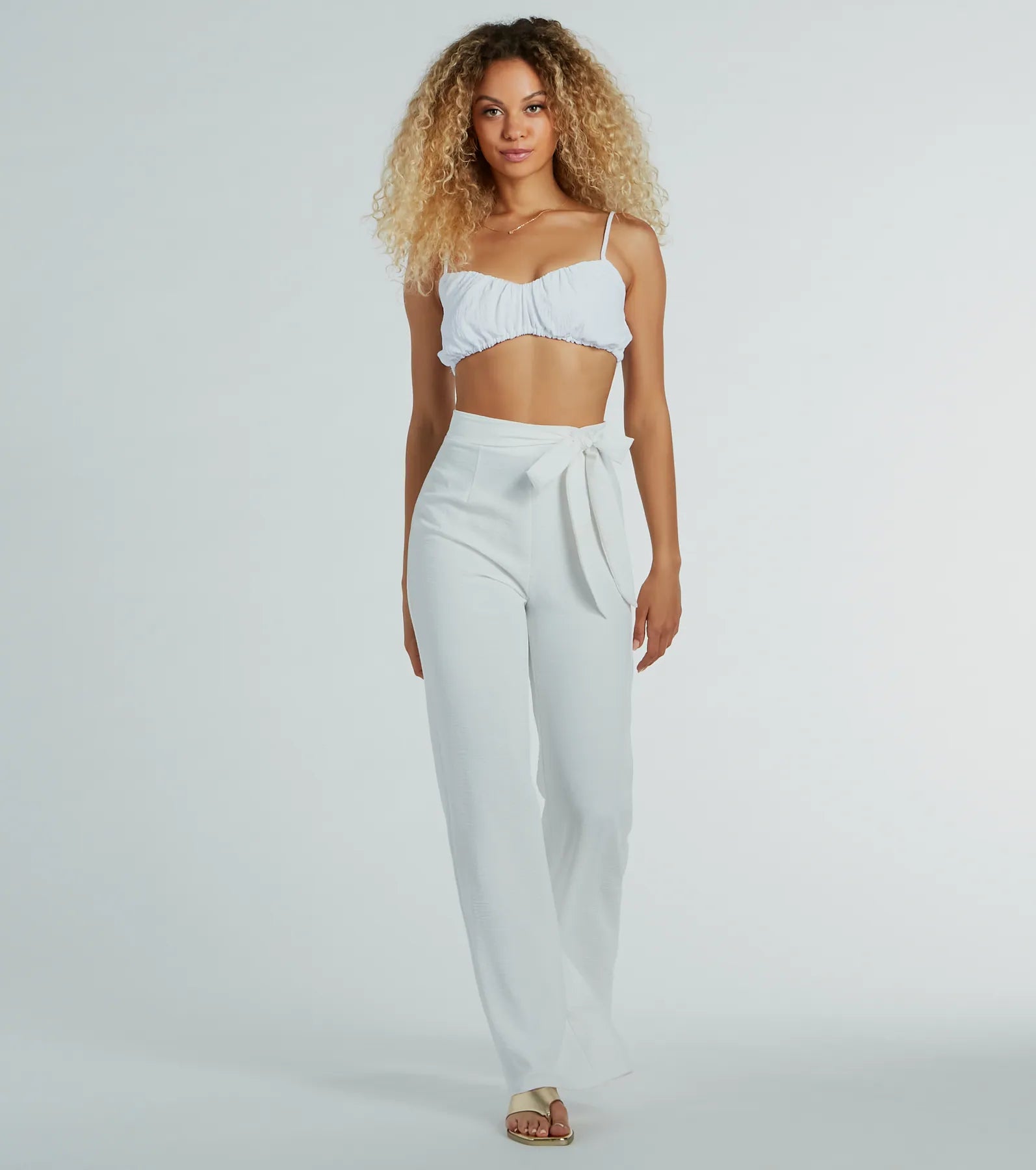Premium Tie-Waist Wide-Leg Palazzo Pants - Ultimate Comfort & Style