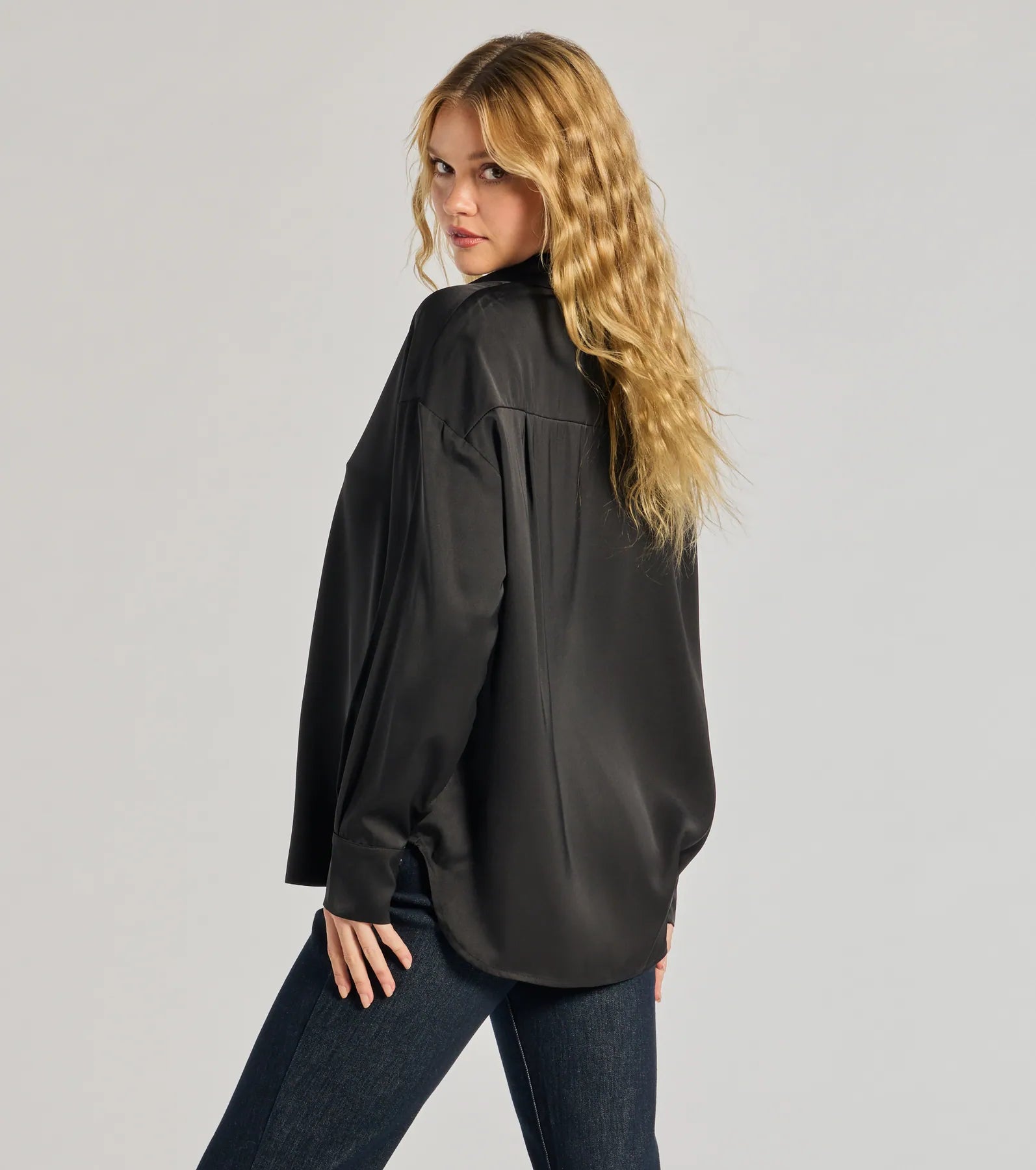 Premium Always Chic Satin Button-Down Top - Ultimate Style Upgrade