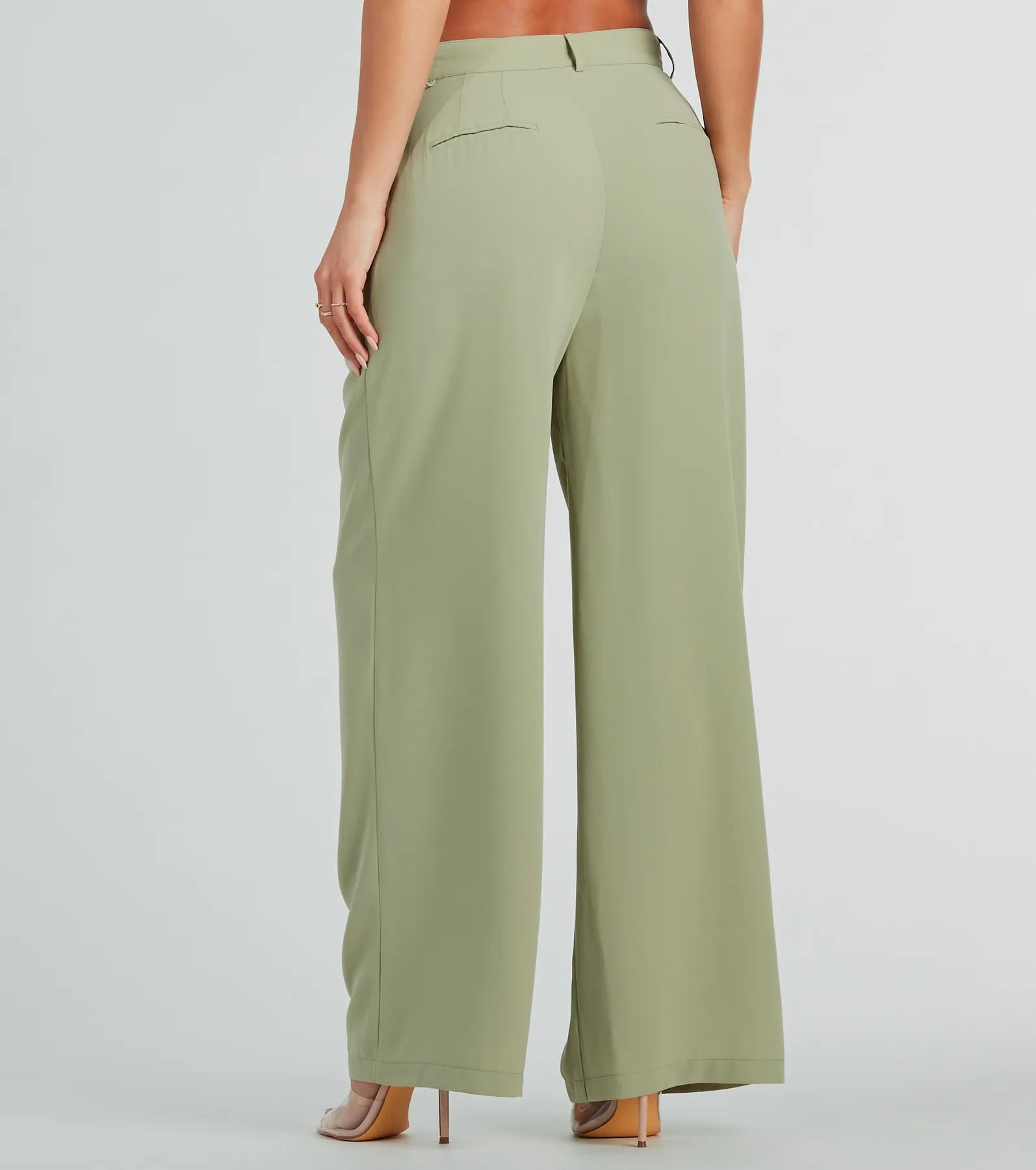 Premium Like Clockwork High-Rise Wide-Leg Trousers - Upgrade Your Style