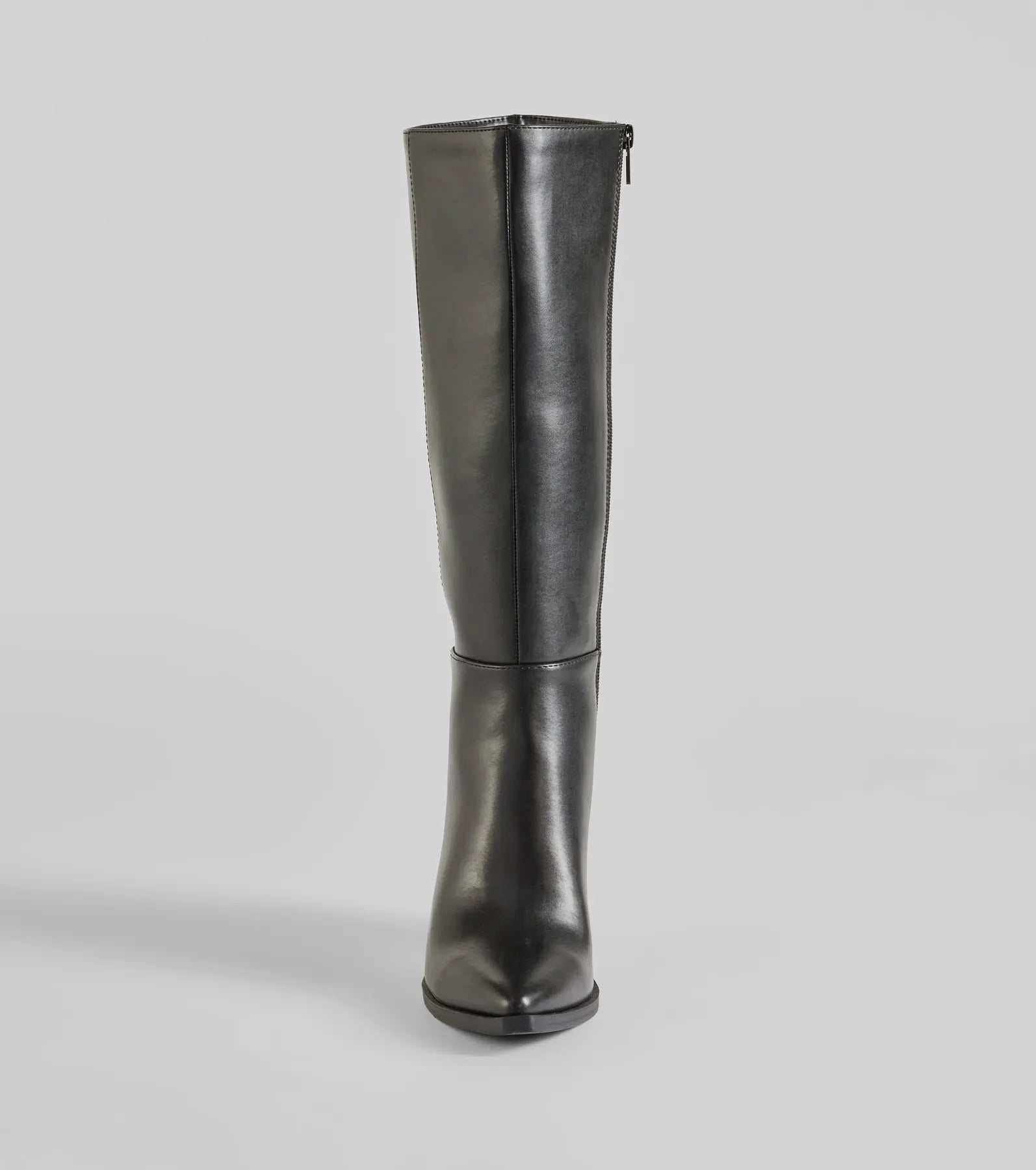 Ultimate Chic Faux Leather Under-The-Knee Boots