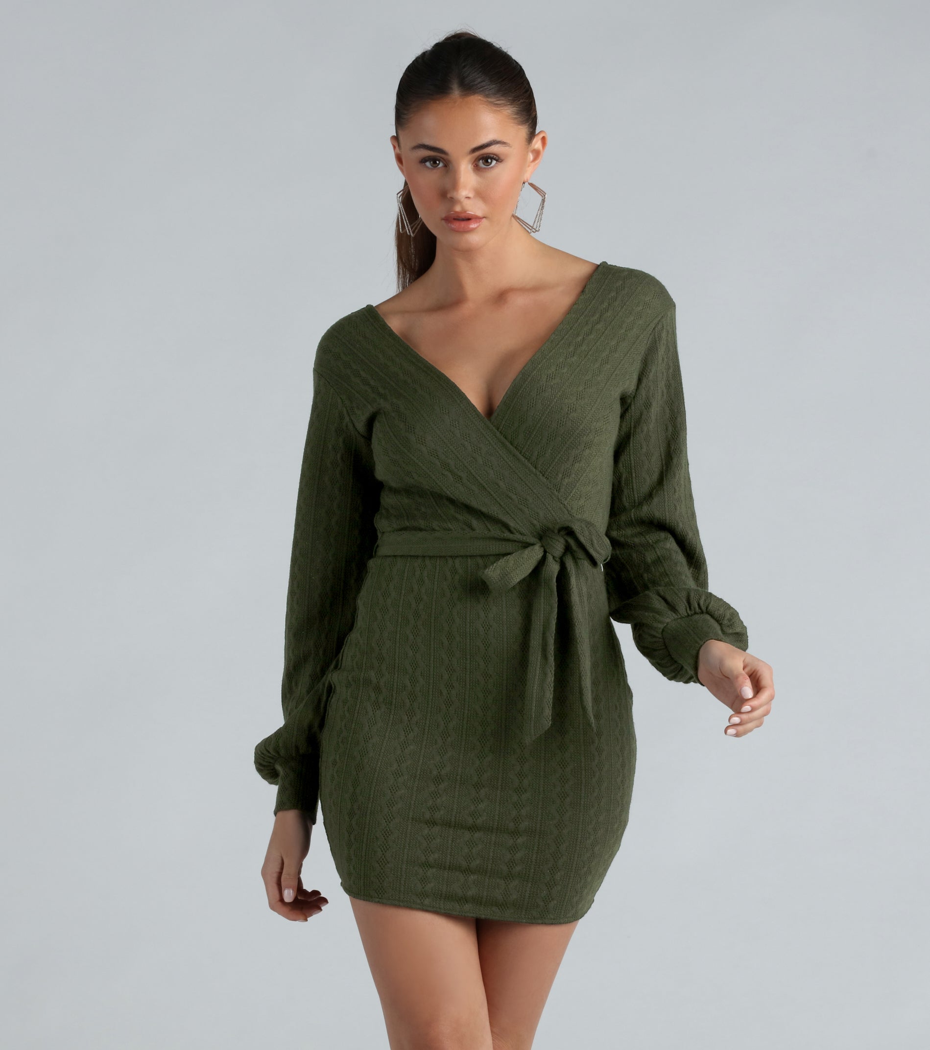 Ultimate Cozy Cable Knit Sweater Dress - Fall Fashion Essential