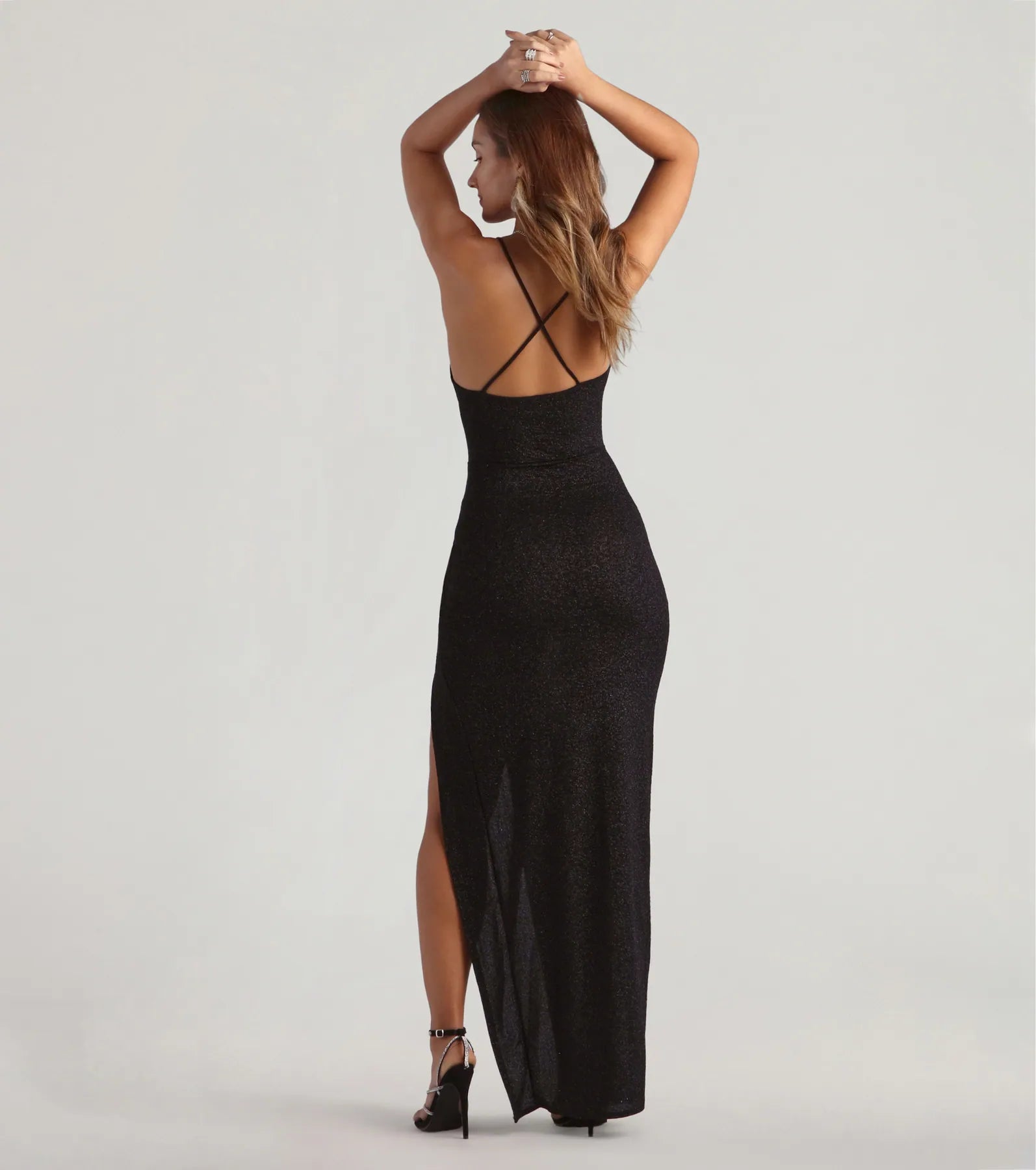 Amirah Premium Glitter Evening Gown – Ultimate Formal Dress