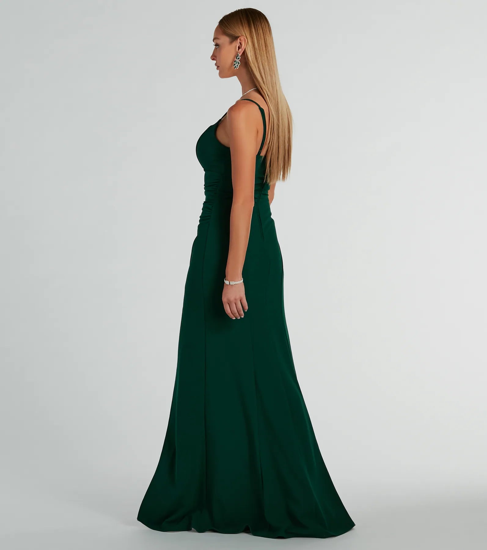 Ultimate Hillary Sweetheart A-Line Crepe Formal Gown