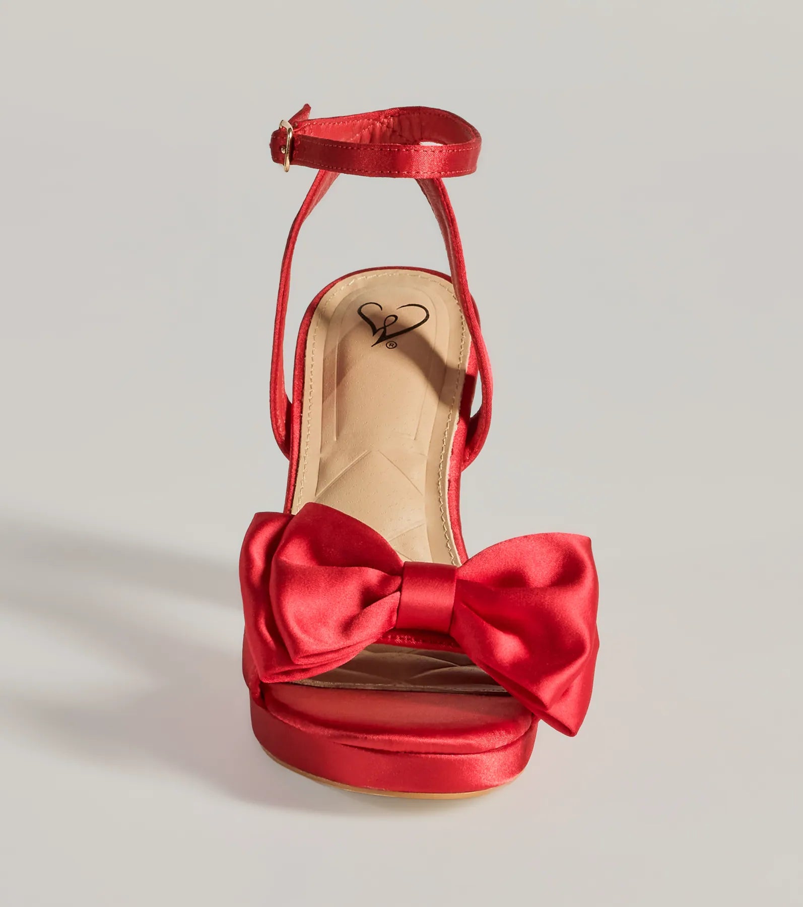 Premium Icon Era Satin Bow Strap Platform Heels - Ultimate Party Style