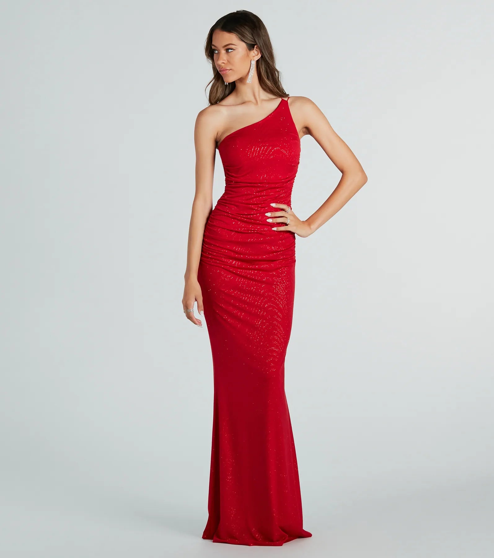 Premium Aileen Glitter Mermaid Gown - Ultimate Red Carpet Style