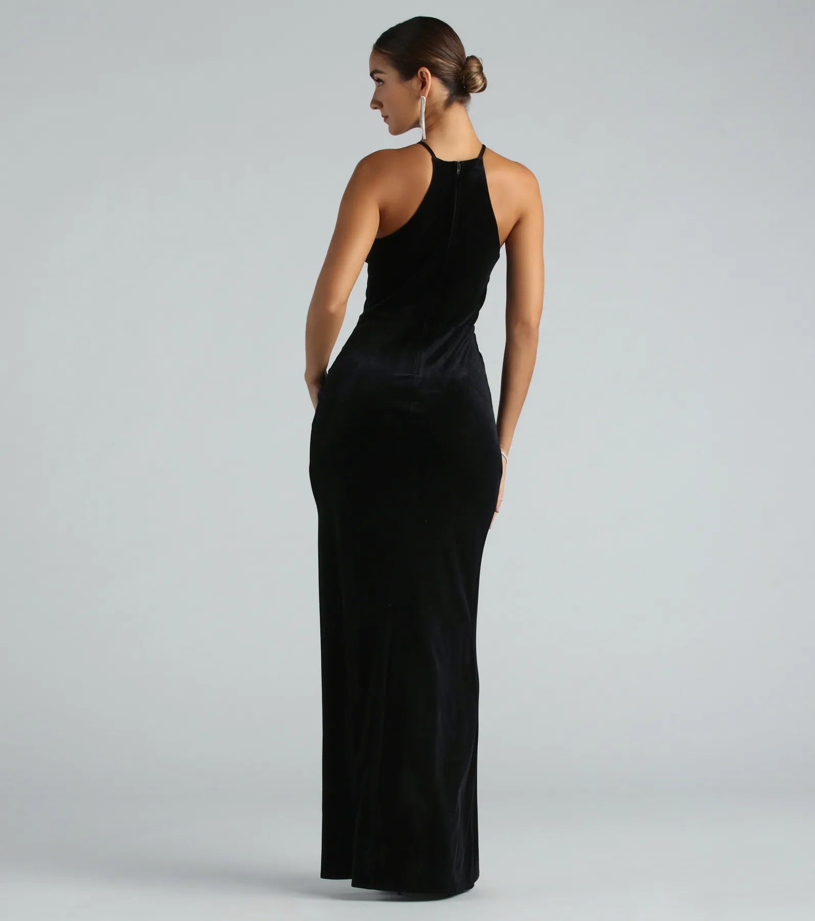 Premium Marcela Velvet Evening Gown - Ultimate Black-Tie Elegance