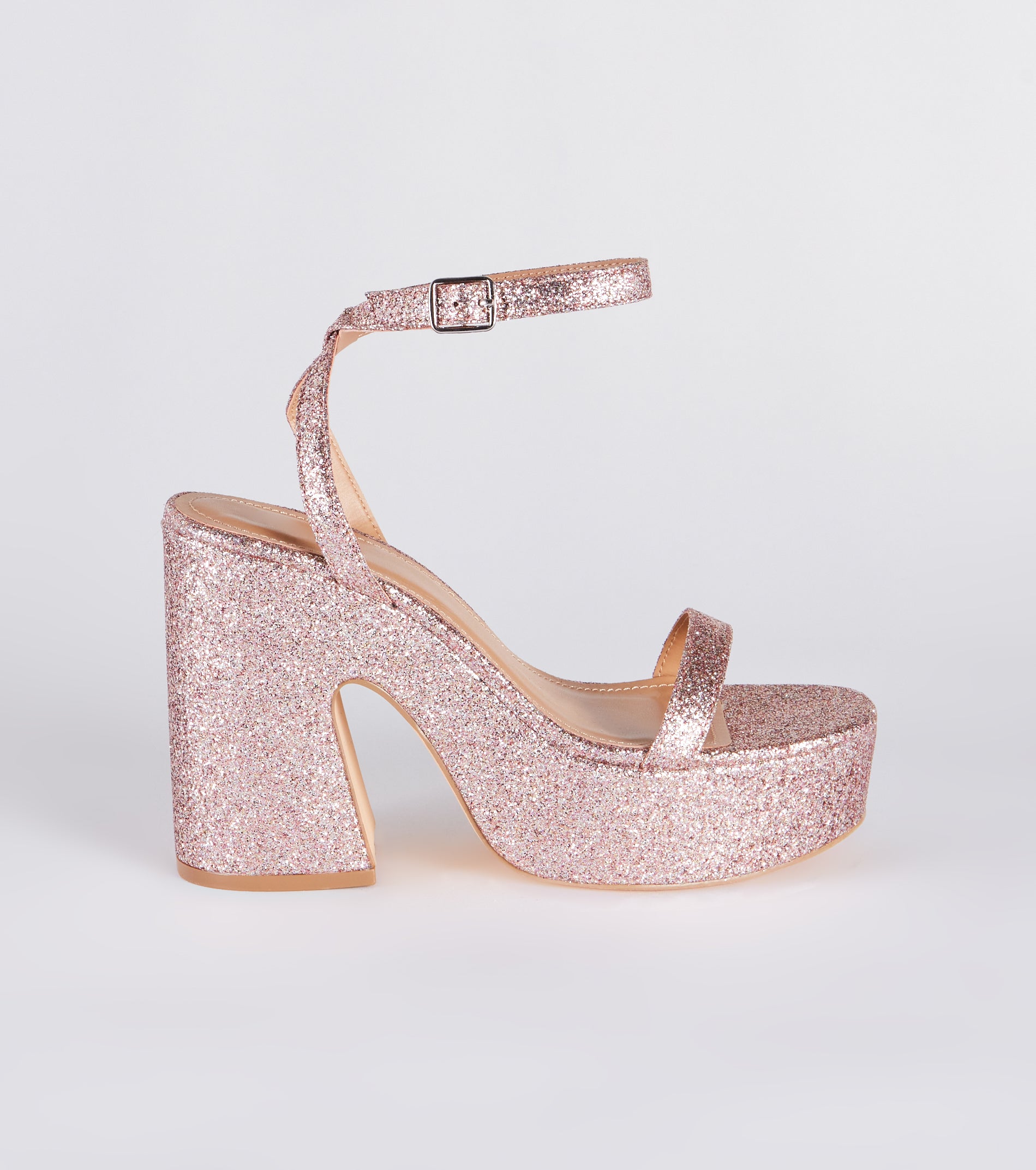 Ultimate Shining Star Glitter Platform Heels - Premium Party Wear