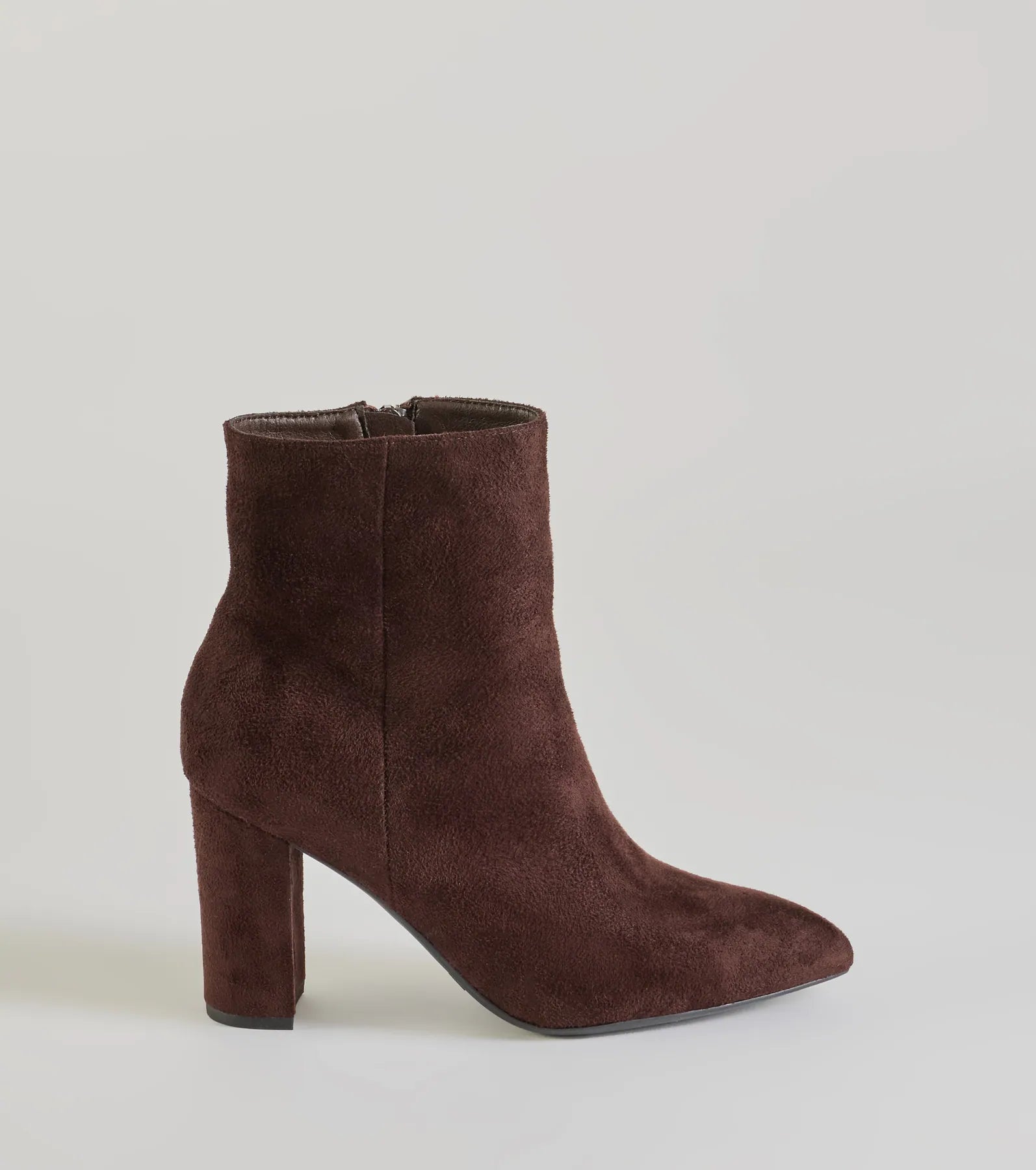 Premium Faux Suede Block Heel Booties - Ultimate Style & Comfort