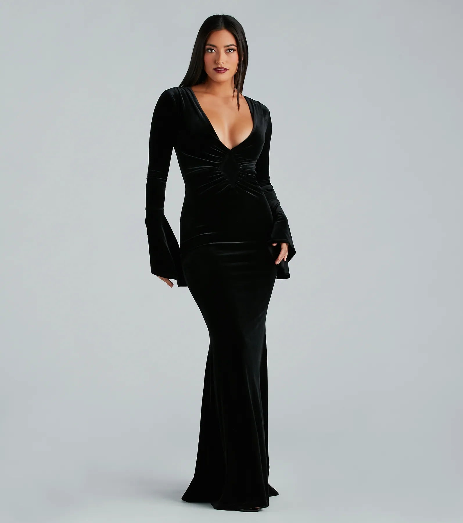 Premium Milena Velvet Mermaid Gown - Ultimate Formal Dress