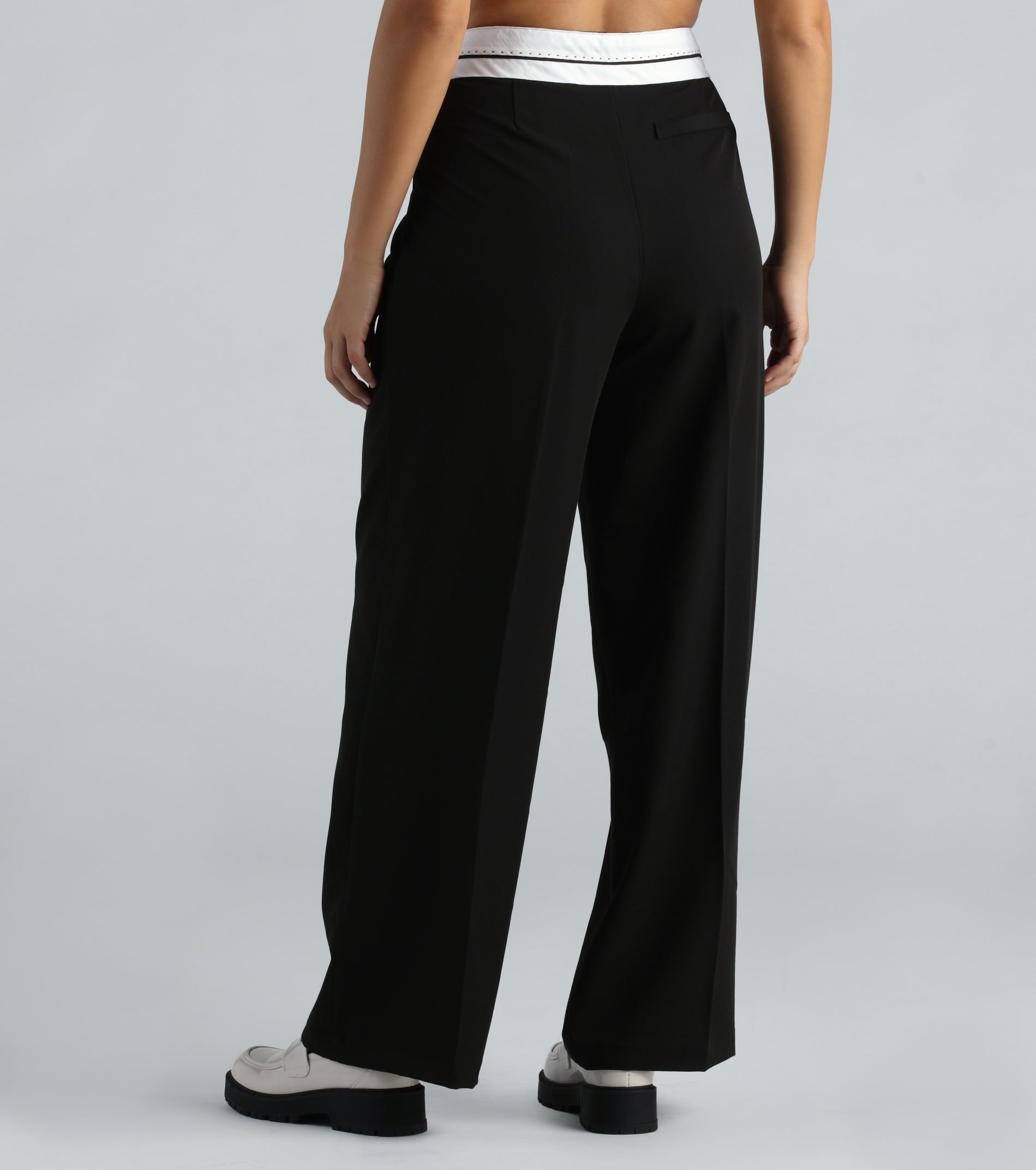 Ultimate Cool-Girl Confidence High-Waist Trouser Pants