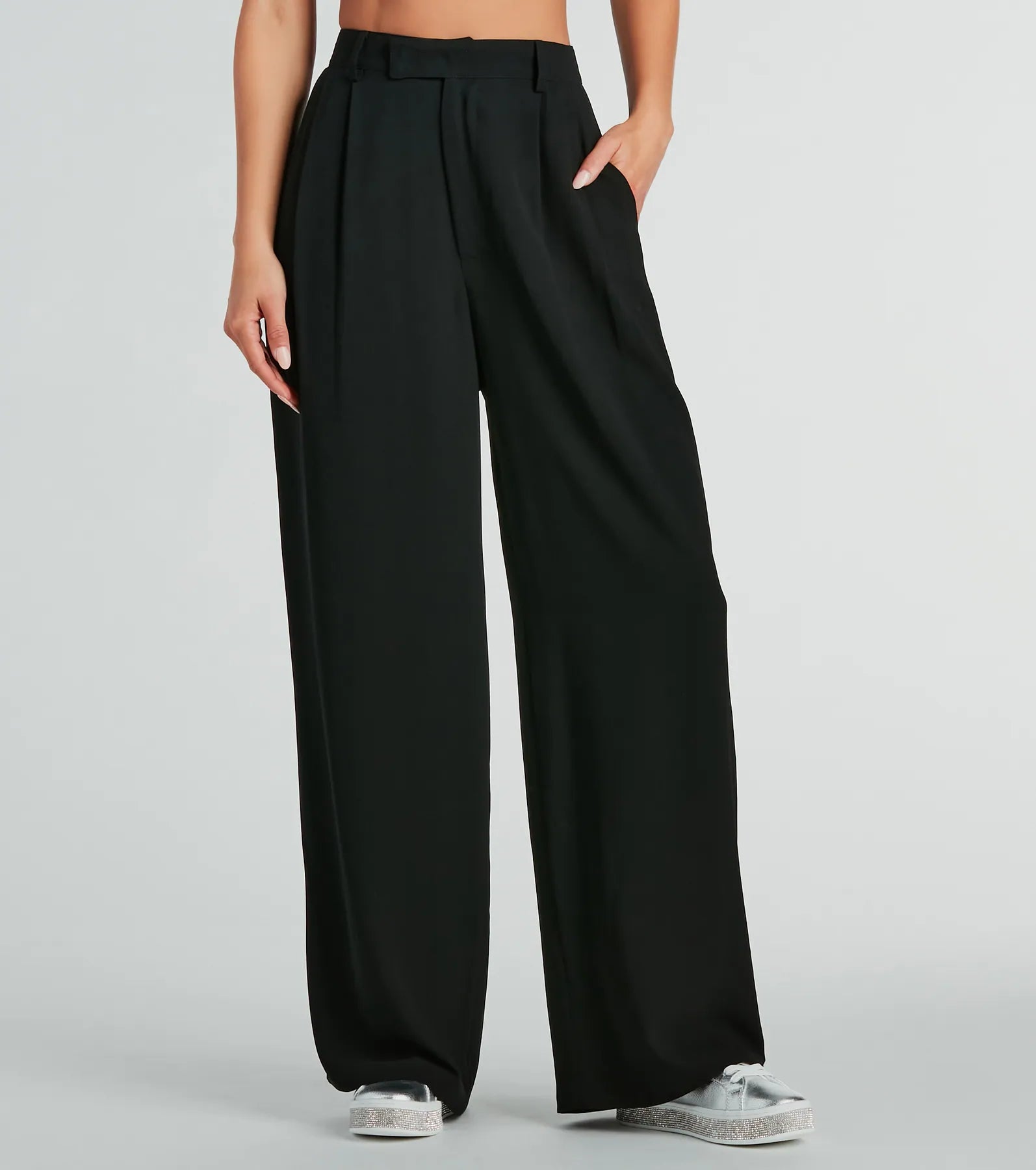 Premium Like Clockwork High-Rise Wide-Leg Trousers - Upgrade Your Style