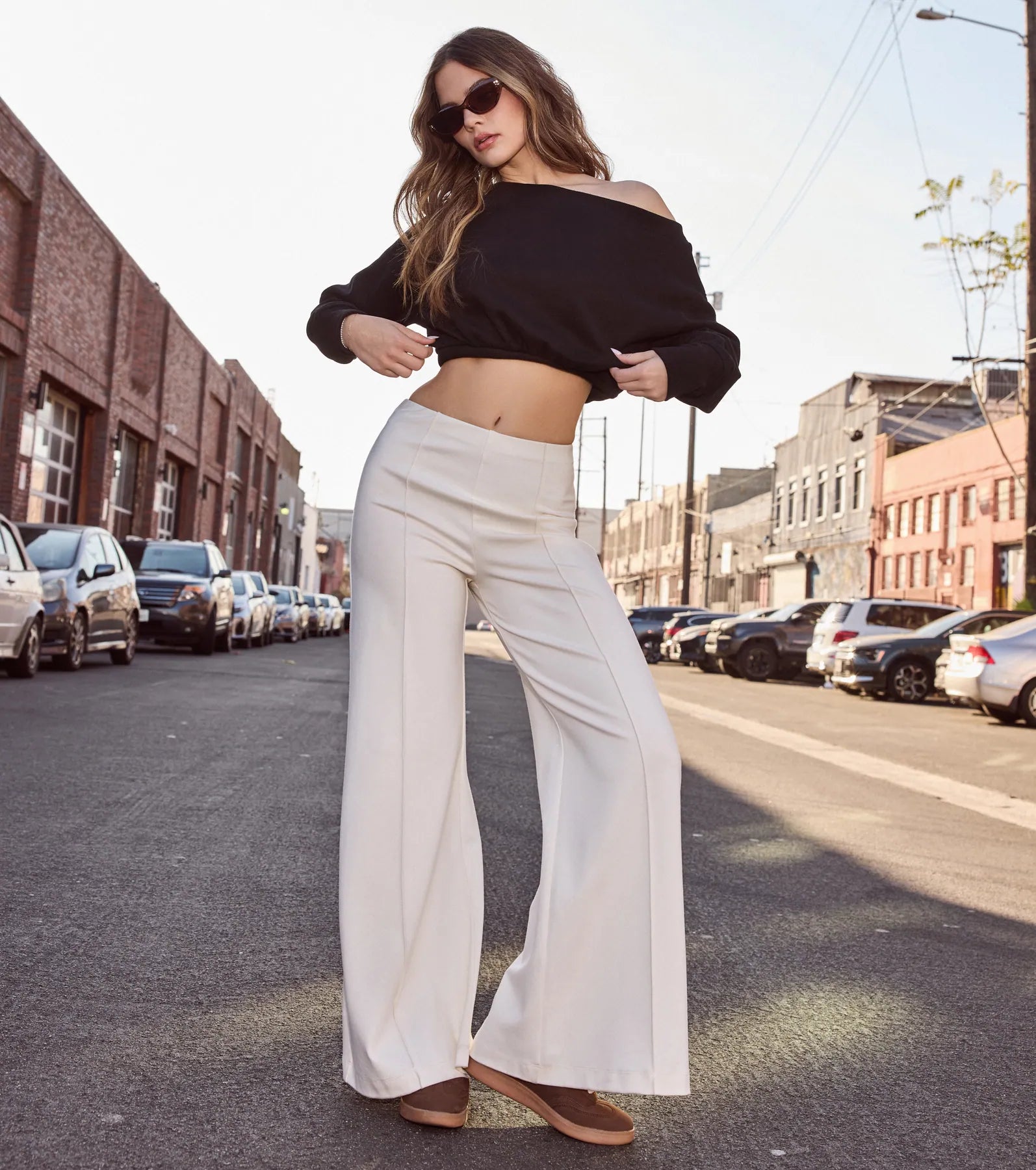 Premium Wide-Leg Ponte Pants: Ultimate Comfort & Style